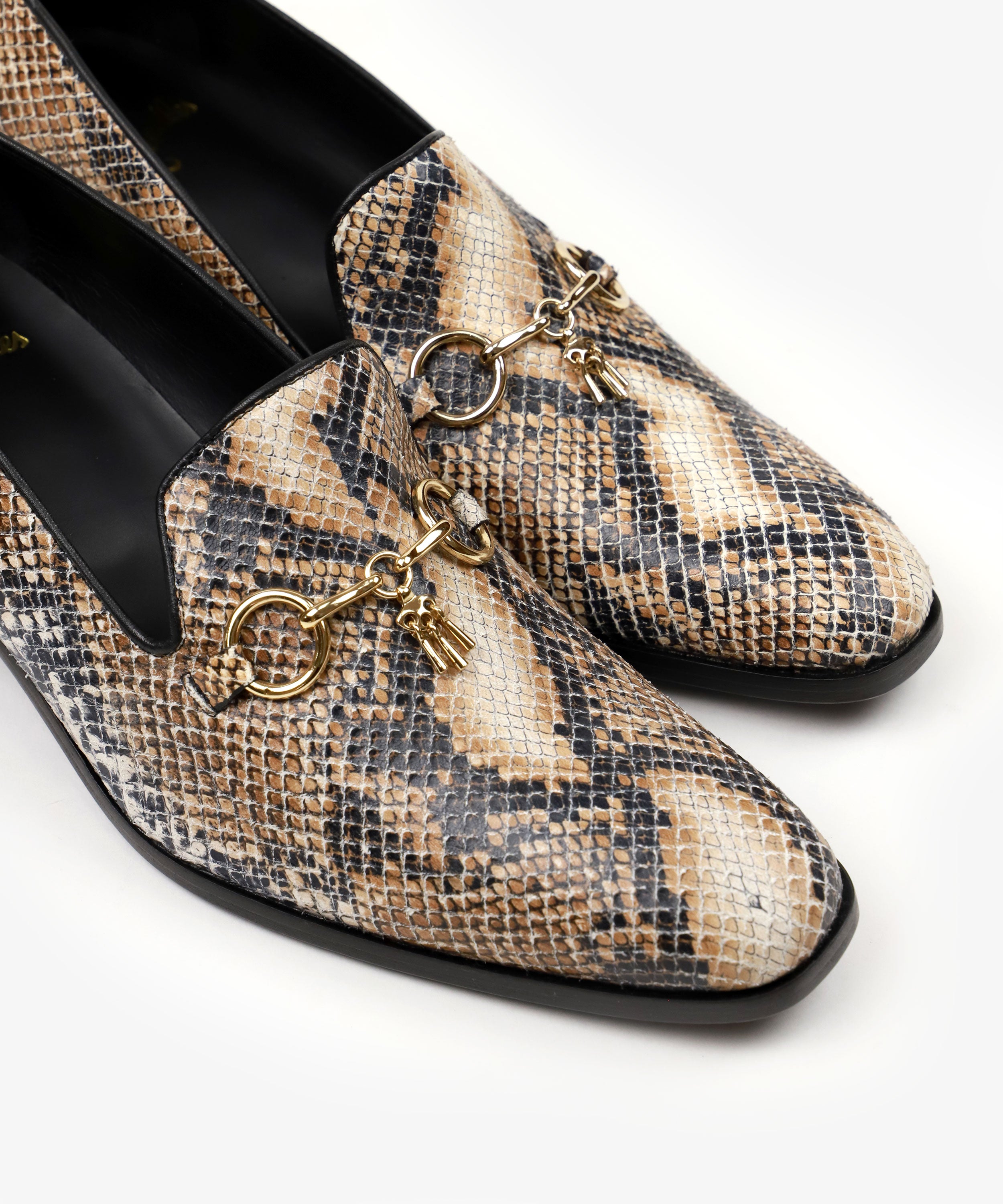 Needles Heeled Opera Bit Vamp - Python – Needles – Nepenthes London