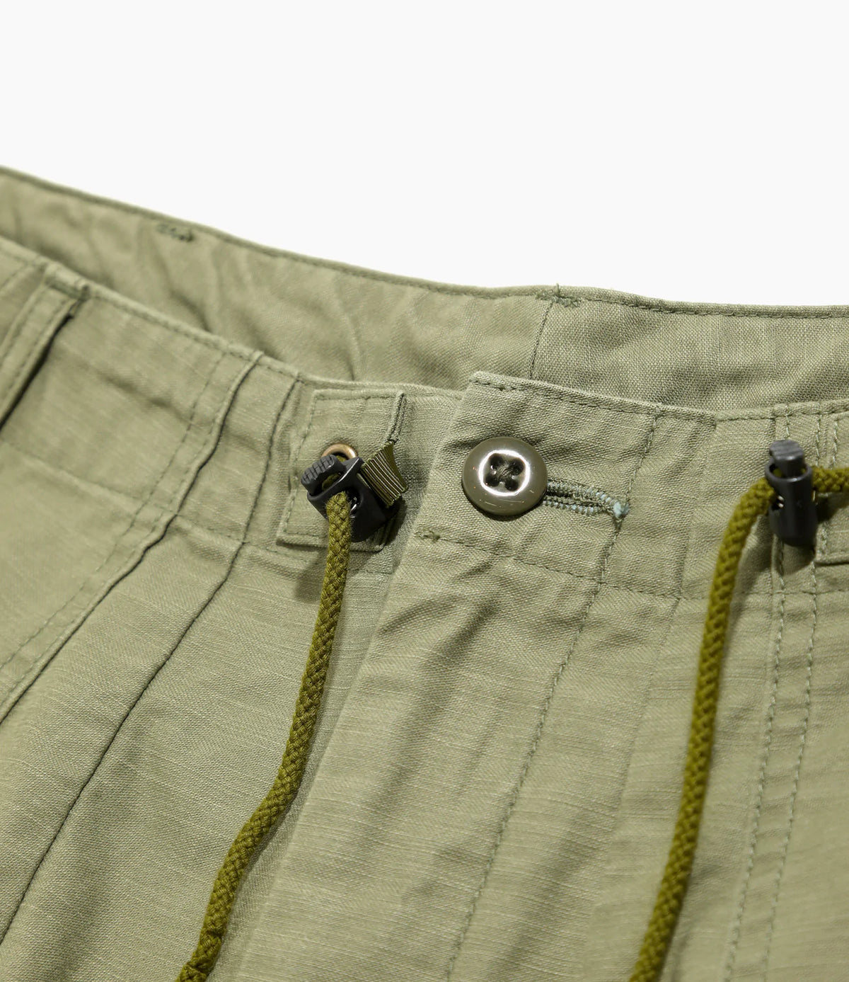 Needles : H.D. Pant - Fatigue - Olive | Nepenthes London