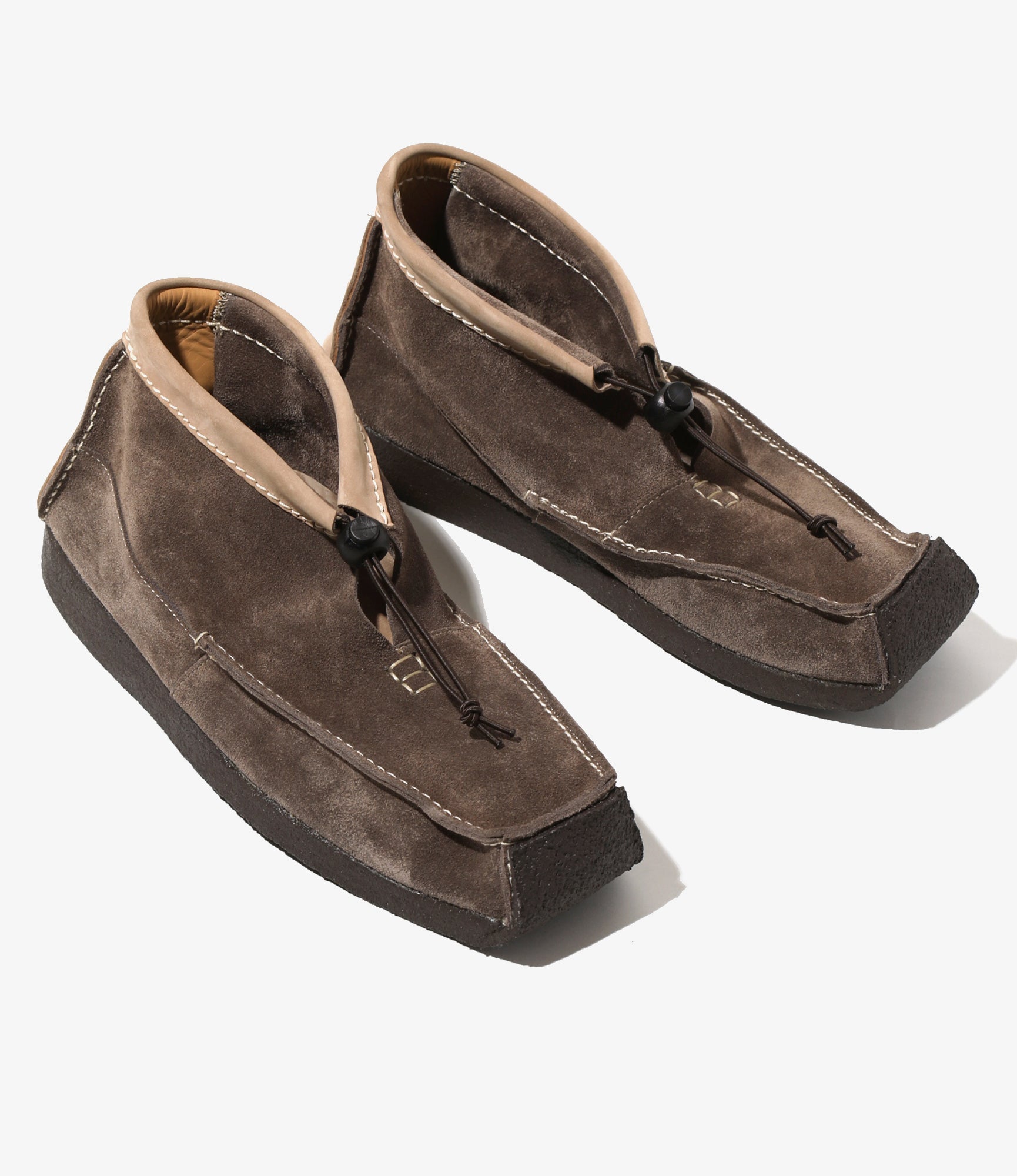 Woburn Walk QR Moccasin High / Suede - Oakwood – Woburn Walk – Nepenthes London
