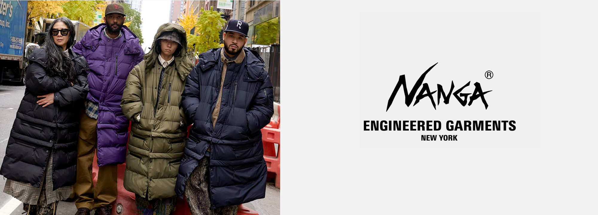 Engineered Garments × Nanga Detachable Down Coat