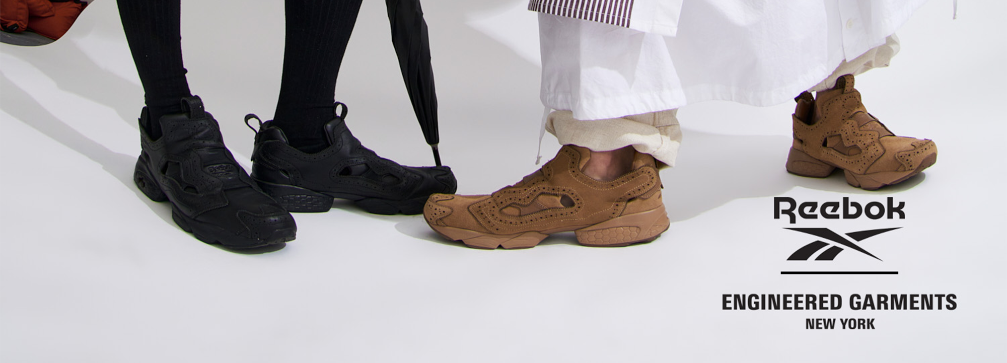 Engineered Garments × Reebok Instapump Fury 94