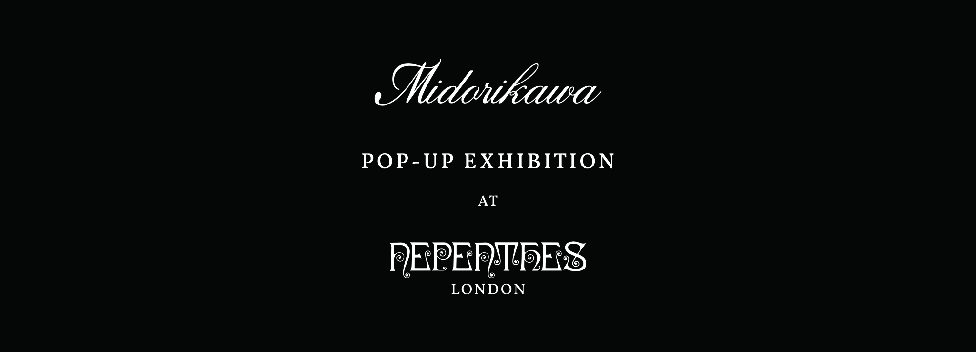 Midorikawa Pop-Up at Nepenthes London