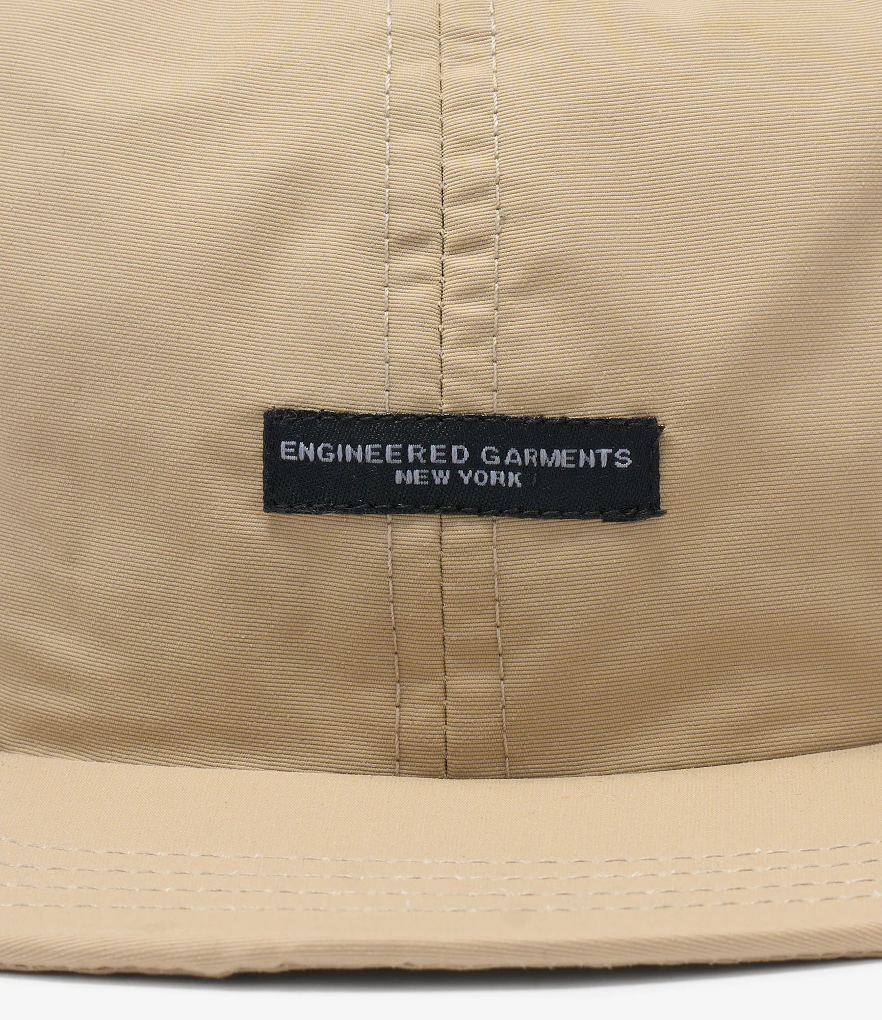 Engineered Garments Nepenthes SP Panel Cap - Khaki Nylon Poplin – Engineered Garments – Nepenthes London