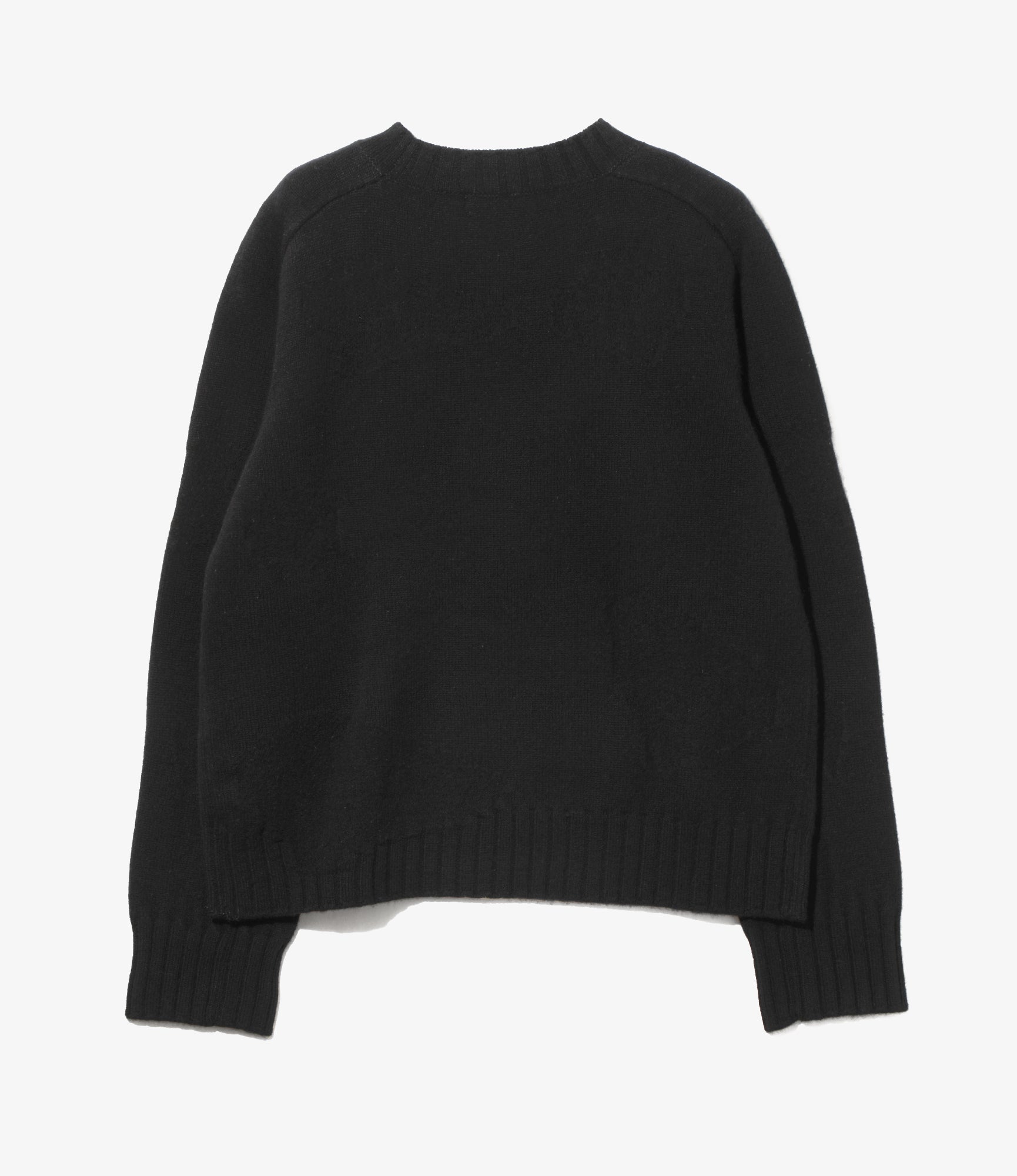 Mock Neck Sweater – Black