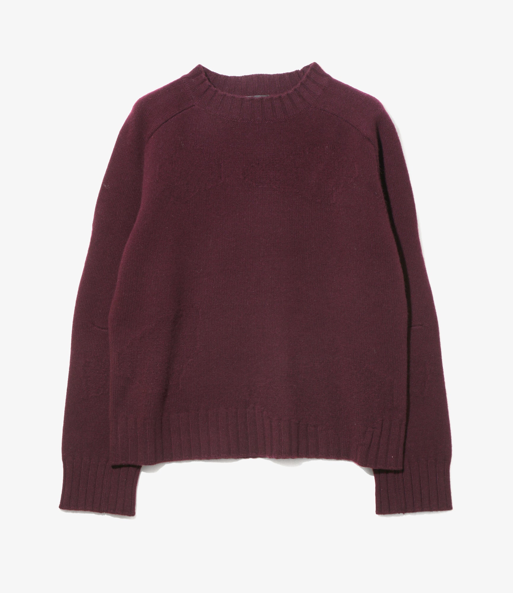 Mock Neck Sweater – Purple