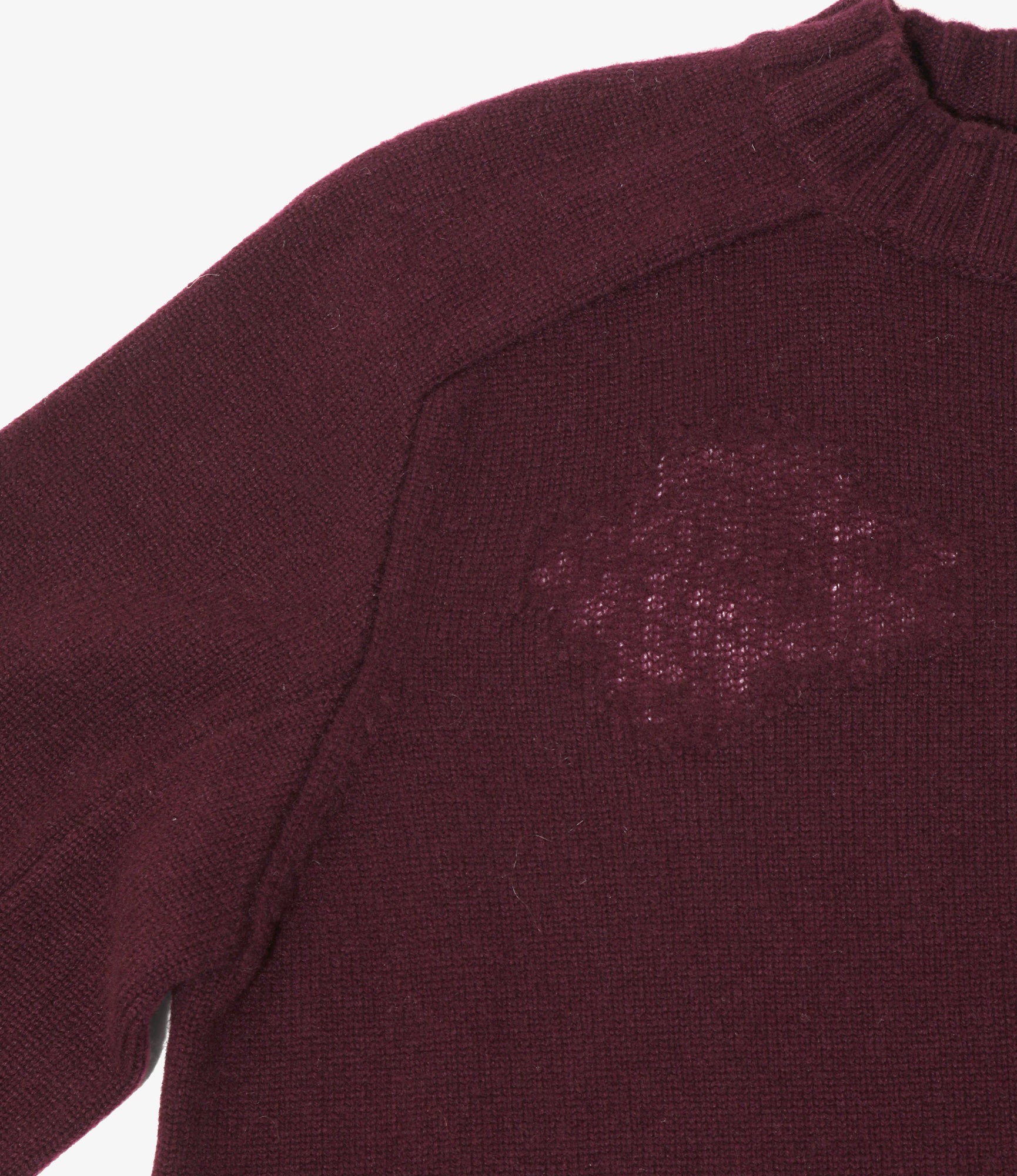 Mock Neck Sweater – Purple