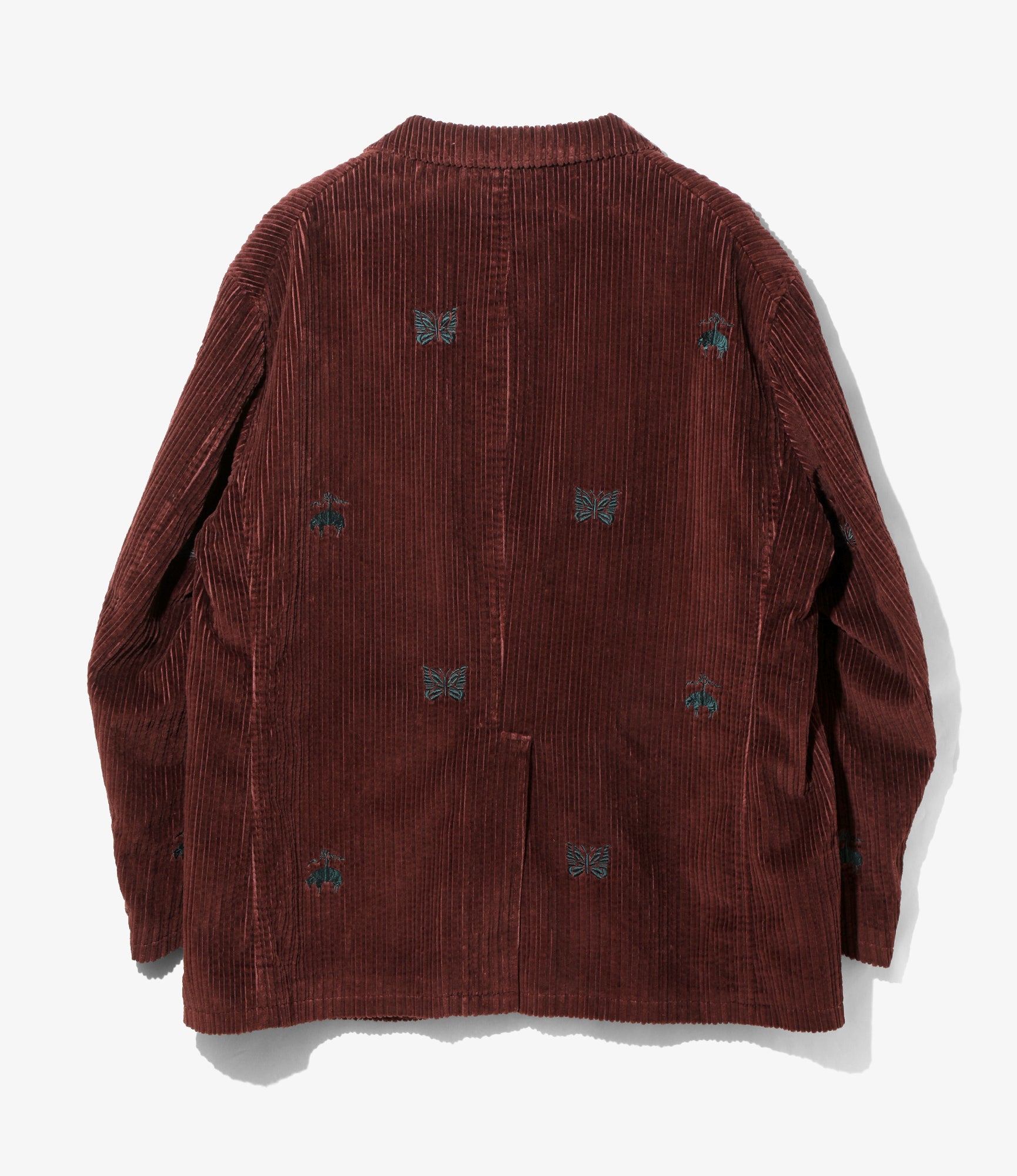 3B Sack Jacket - Bordeaux Embroidered Corduroy