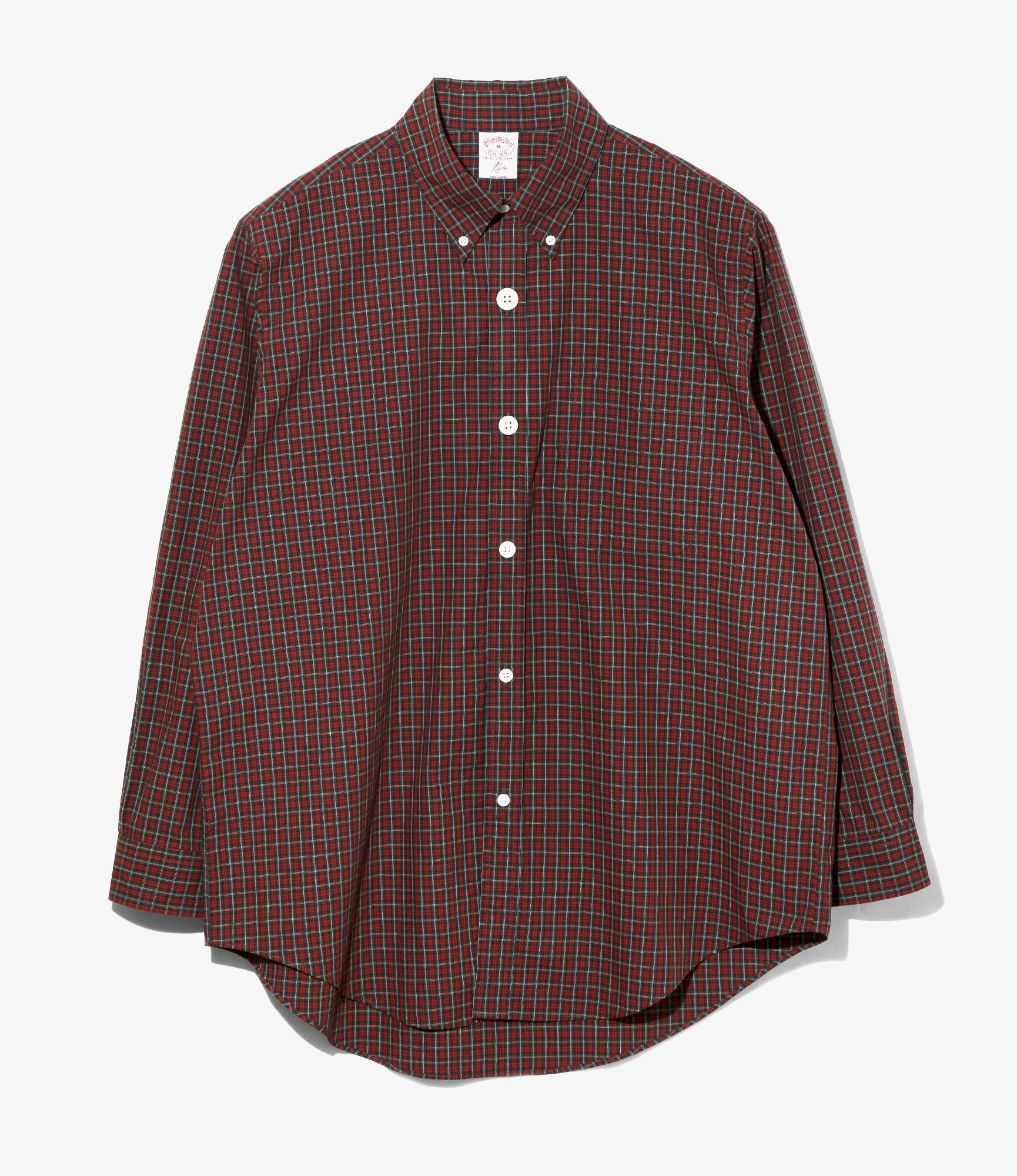 Multi Button BD Shirt – Red Check