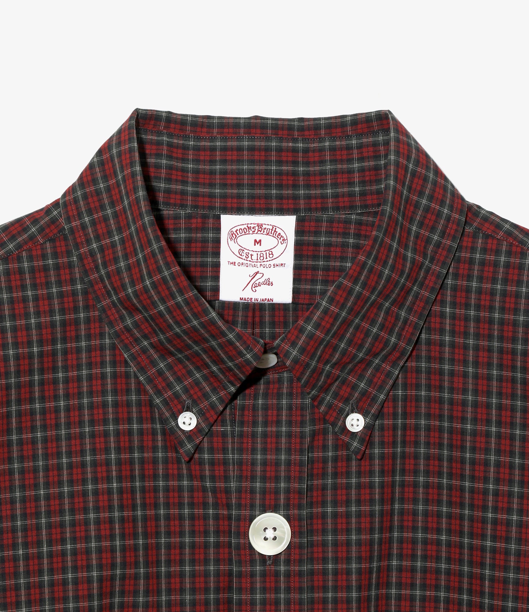 Multi Button BD Shirt – Red Check