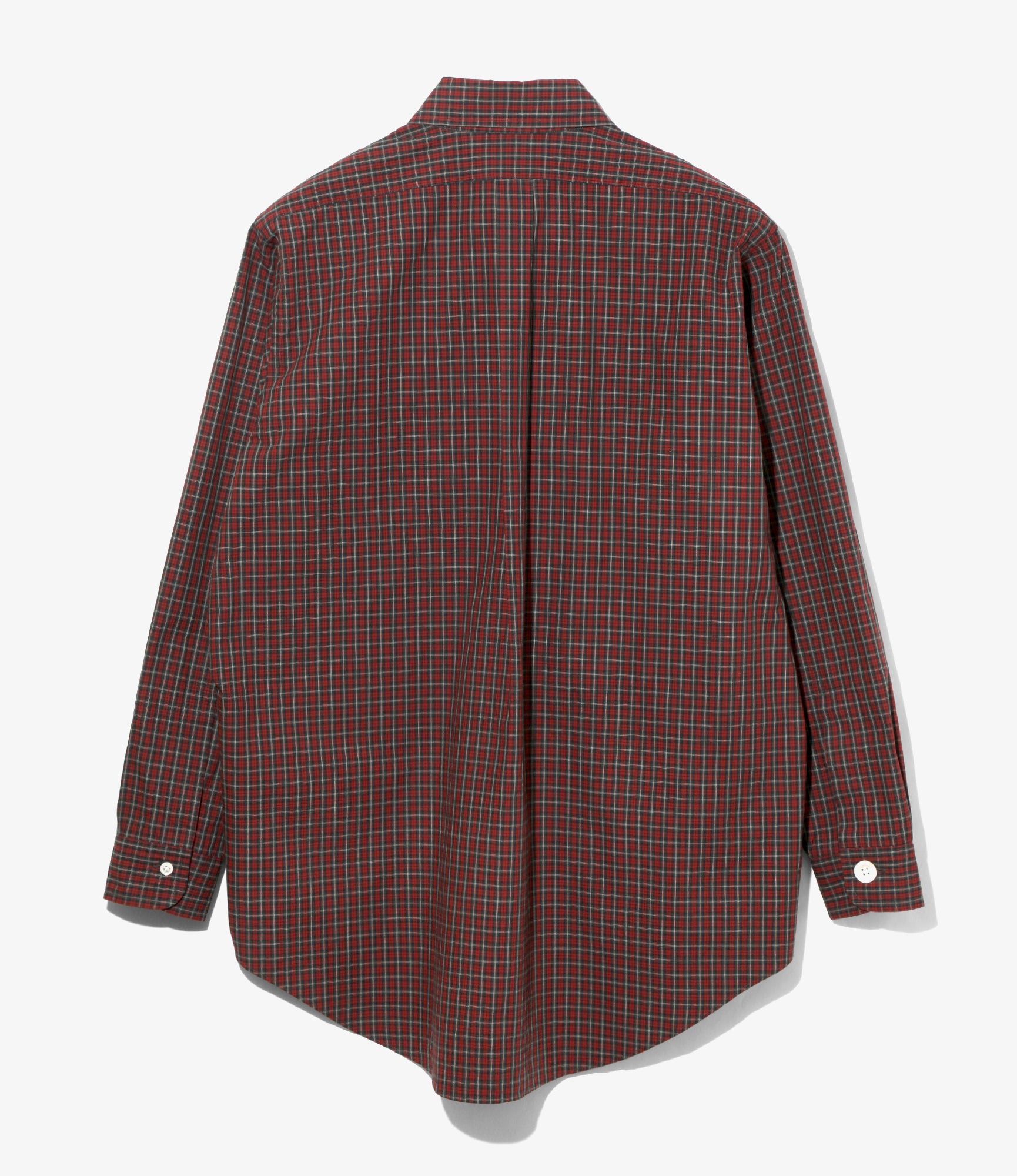Multi Button BD Shirt – Red Check