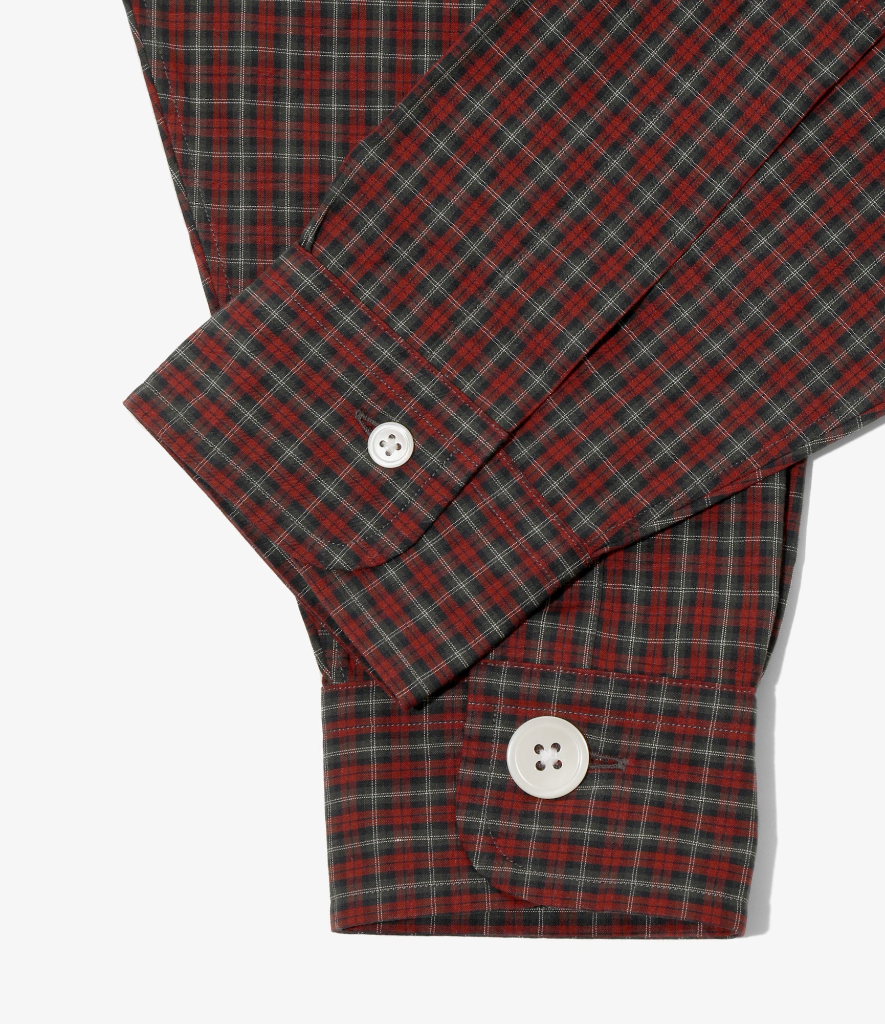 Multi Button BD Shirt – Red Check