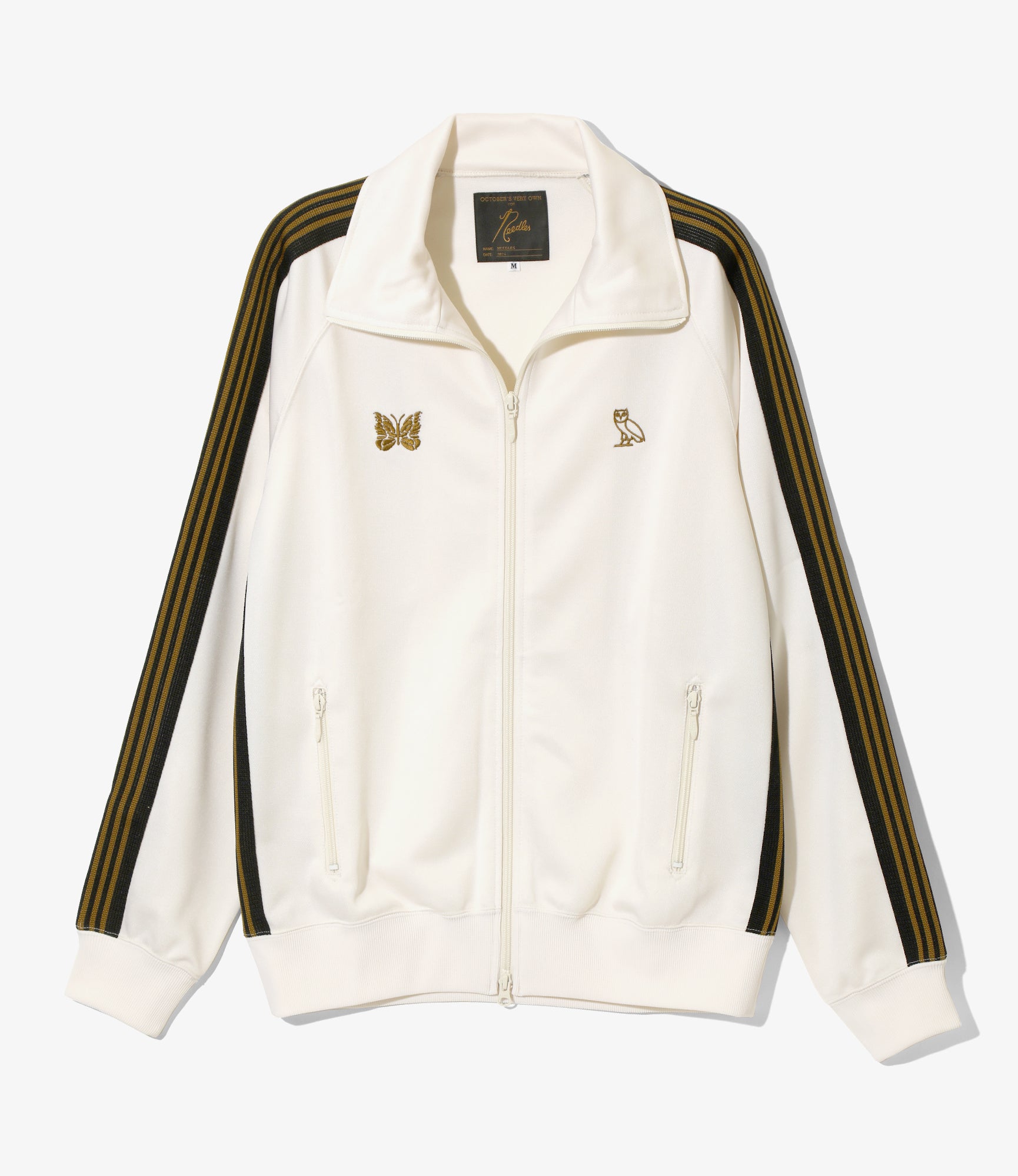 Needles x OVO Track Jacket - Poly Smooth - Off White