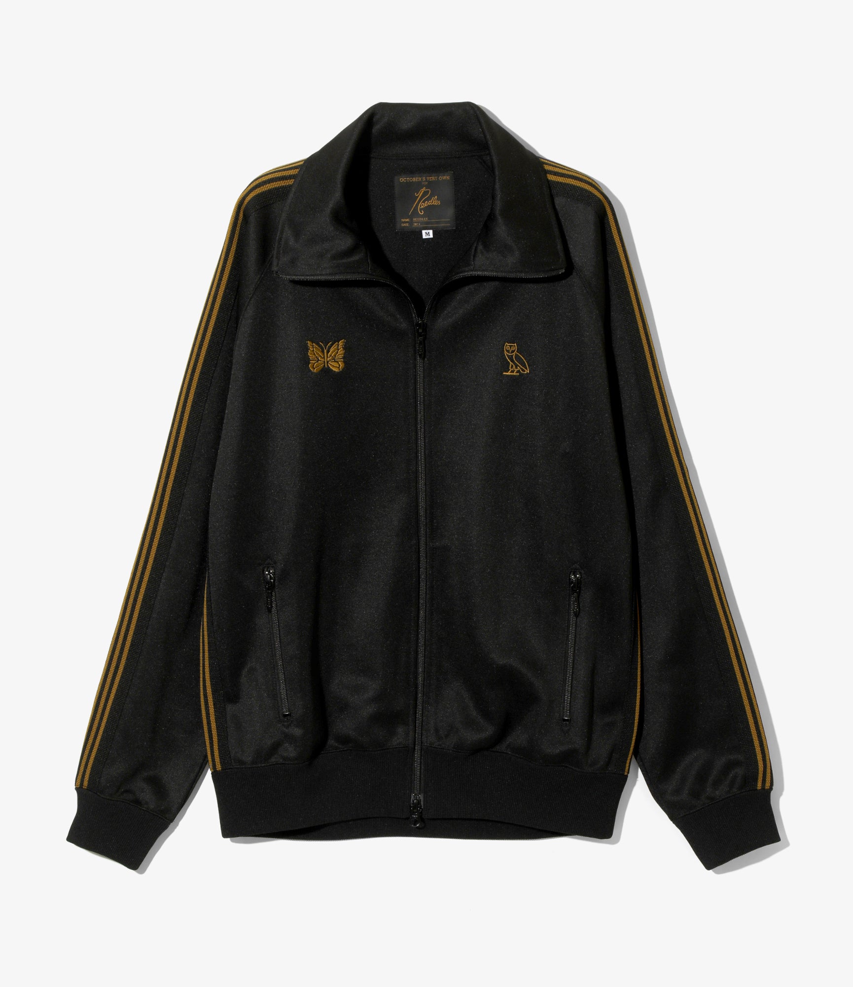 Needles x OVO Track Jacket - Poly Smooth - Black – Needles – Nepenthes London