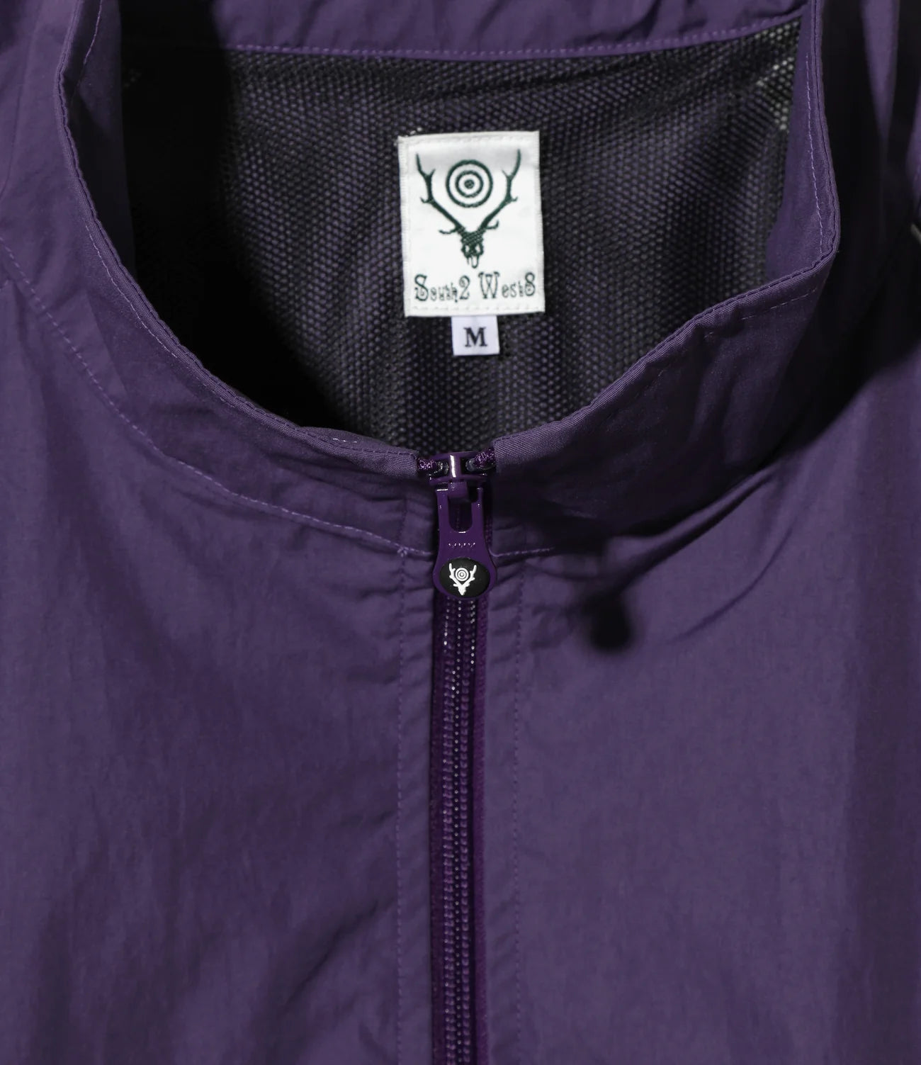 Warm Up Jacket – Purple Nylon Tussah