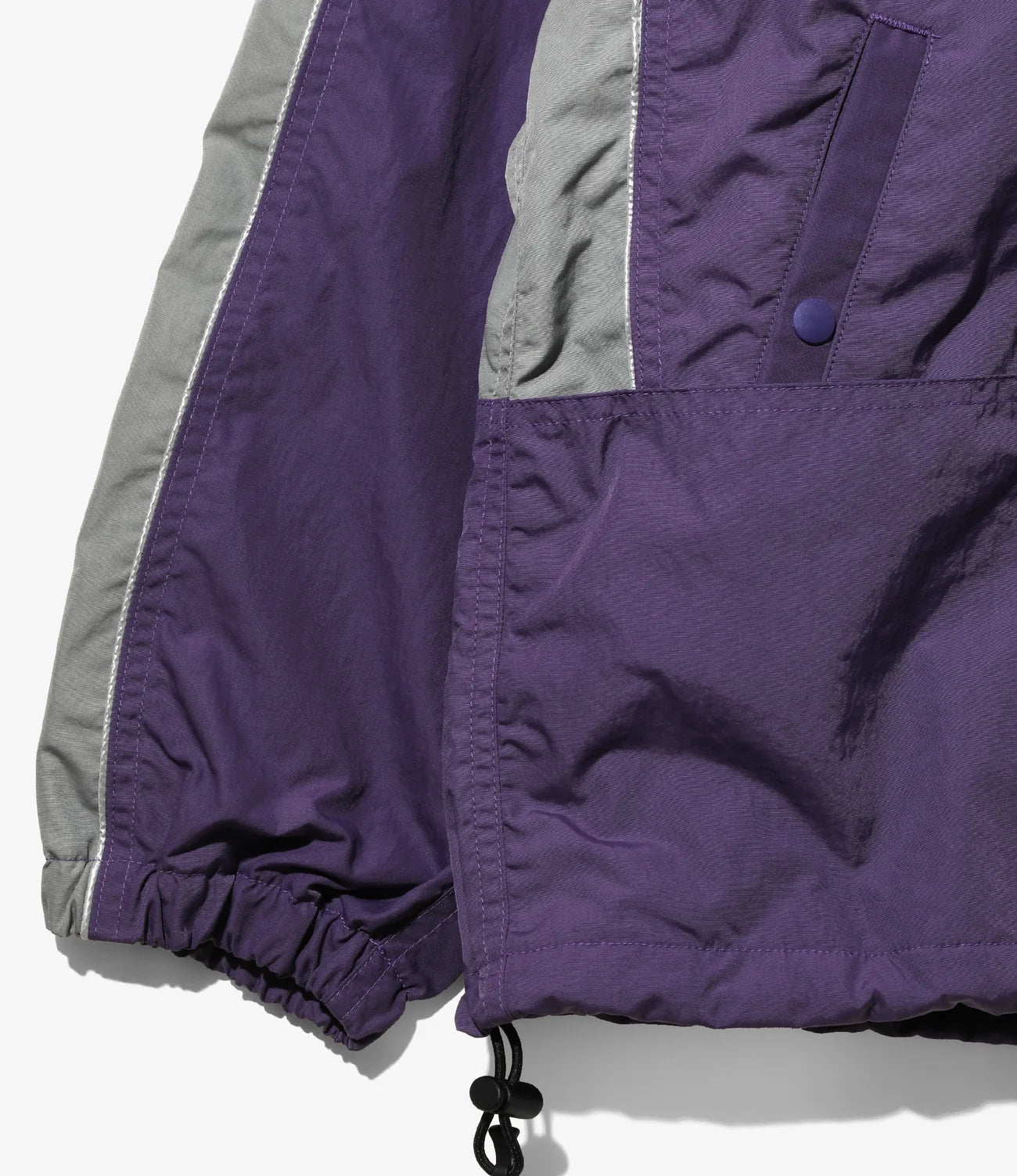 Warm Up Jacket – Purple Nylon Tussah