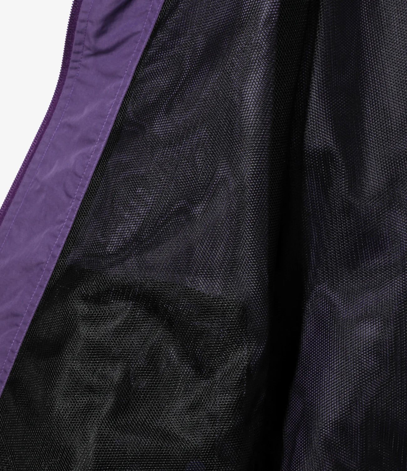 Warm Up Jacket – Purple Nylon Tussah