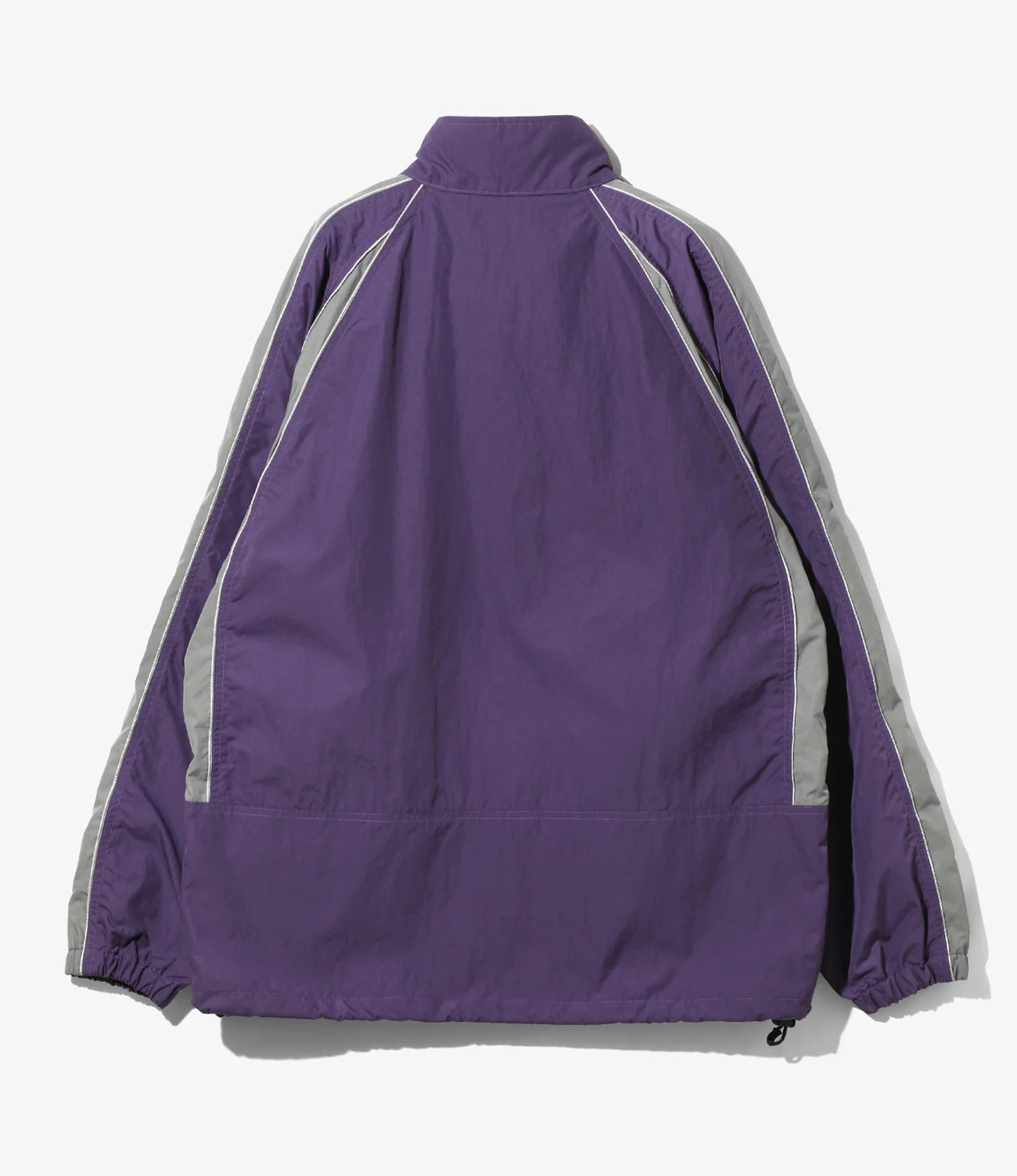 Warm Up Jacket – Purple Nylon Tussah