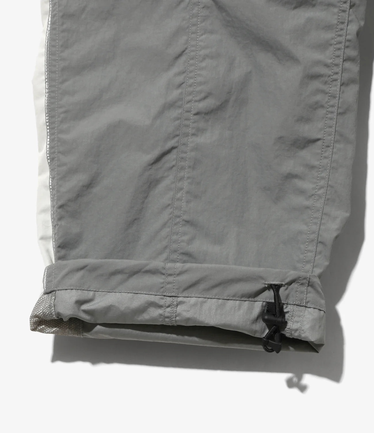 Warm Up Pant – Grey Nylon Tussah