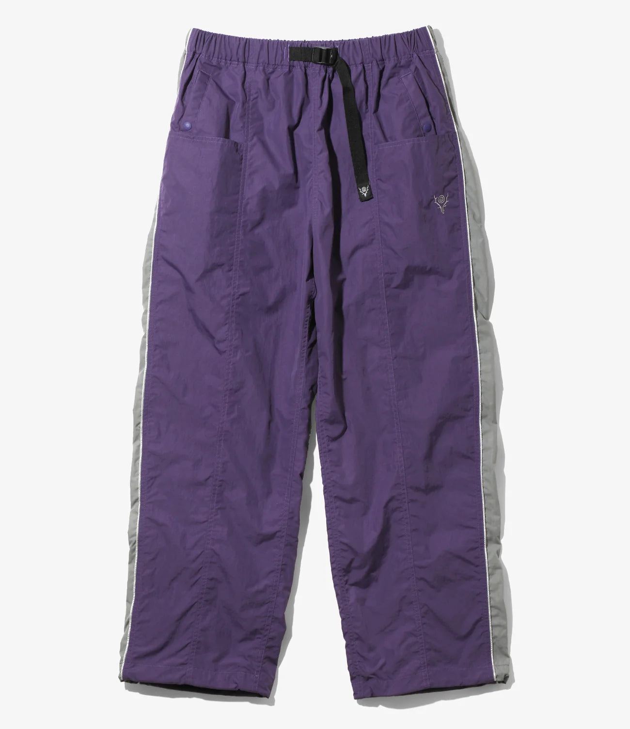 Warm Up Pant – Purple Nylon Tussah