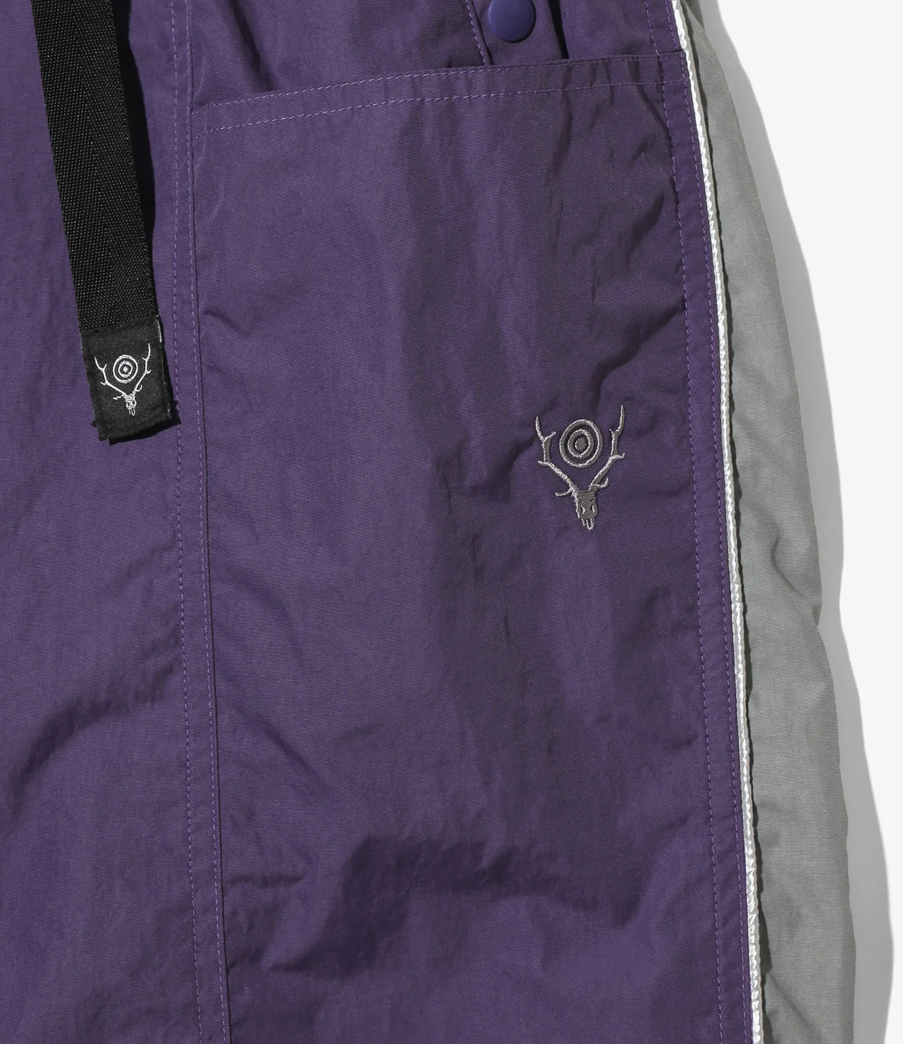 Warm Up Pant – Purple Nylon Tussah