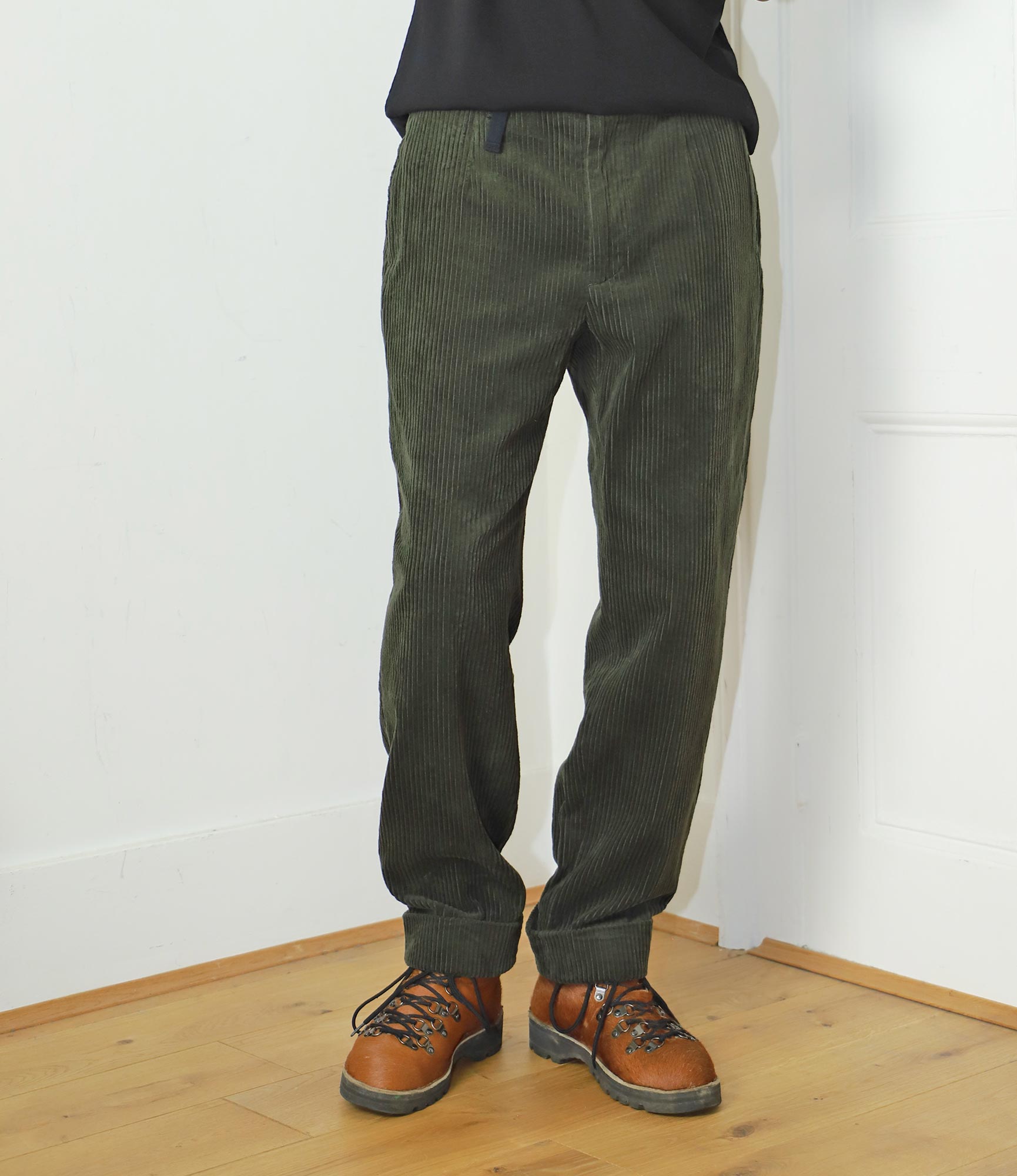 Engineered Garments Andover Pant - Olive Cotton 4.5W Corduroy