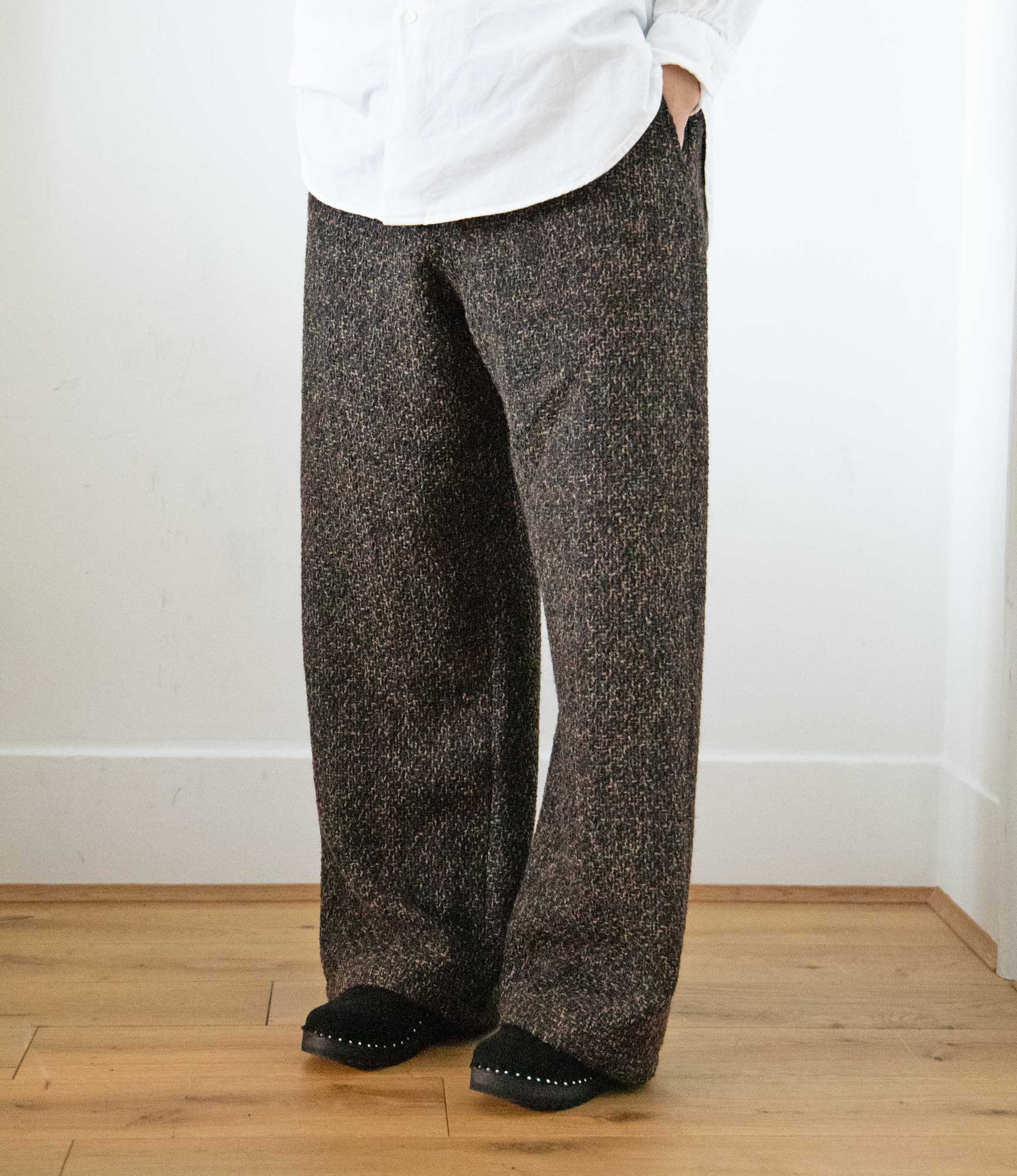 Engineered Garments Sailor Pant - Dk Brown Polyester Wool Tweed