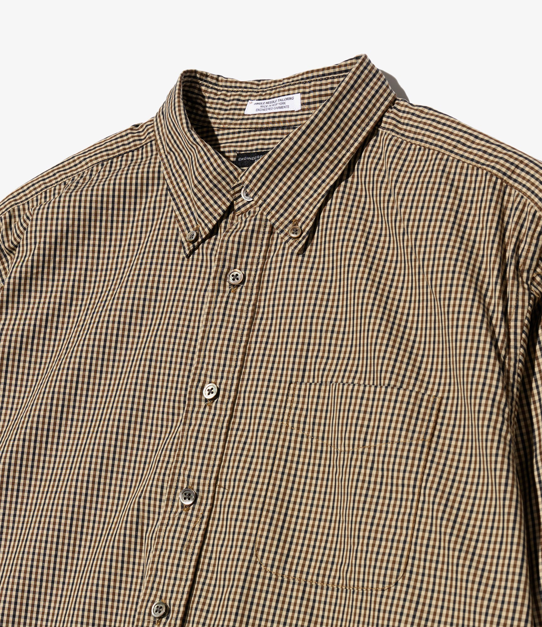 19th Century BD Shirt – Brown/Black Small Check