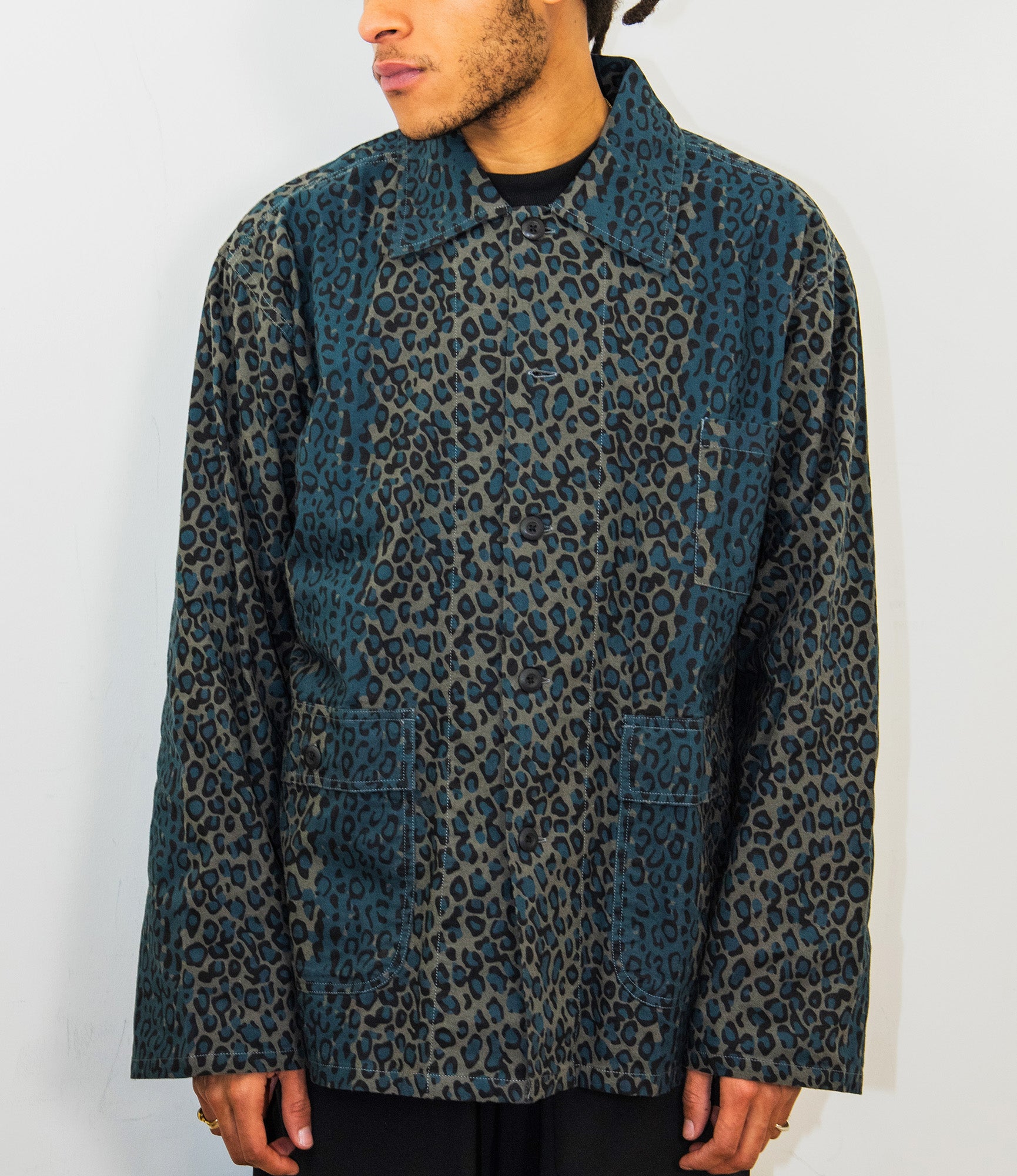 South2 West8 Hunting Shirt - Flannel Cloth / Printed - Leopard