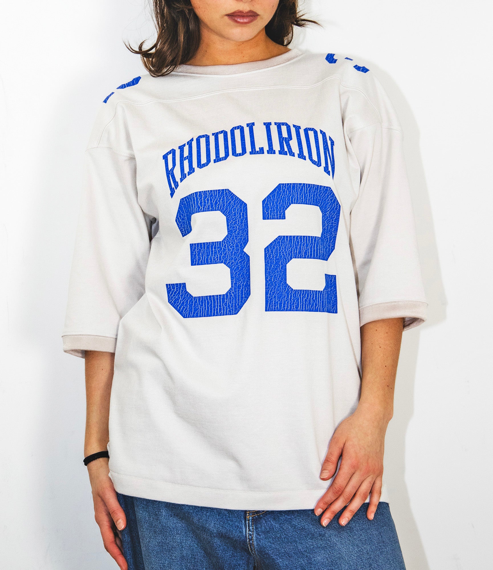 RhodolirioN Damaged Numbering Tee - Natural – RhodolirioN – Nepenthes London