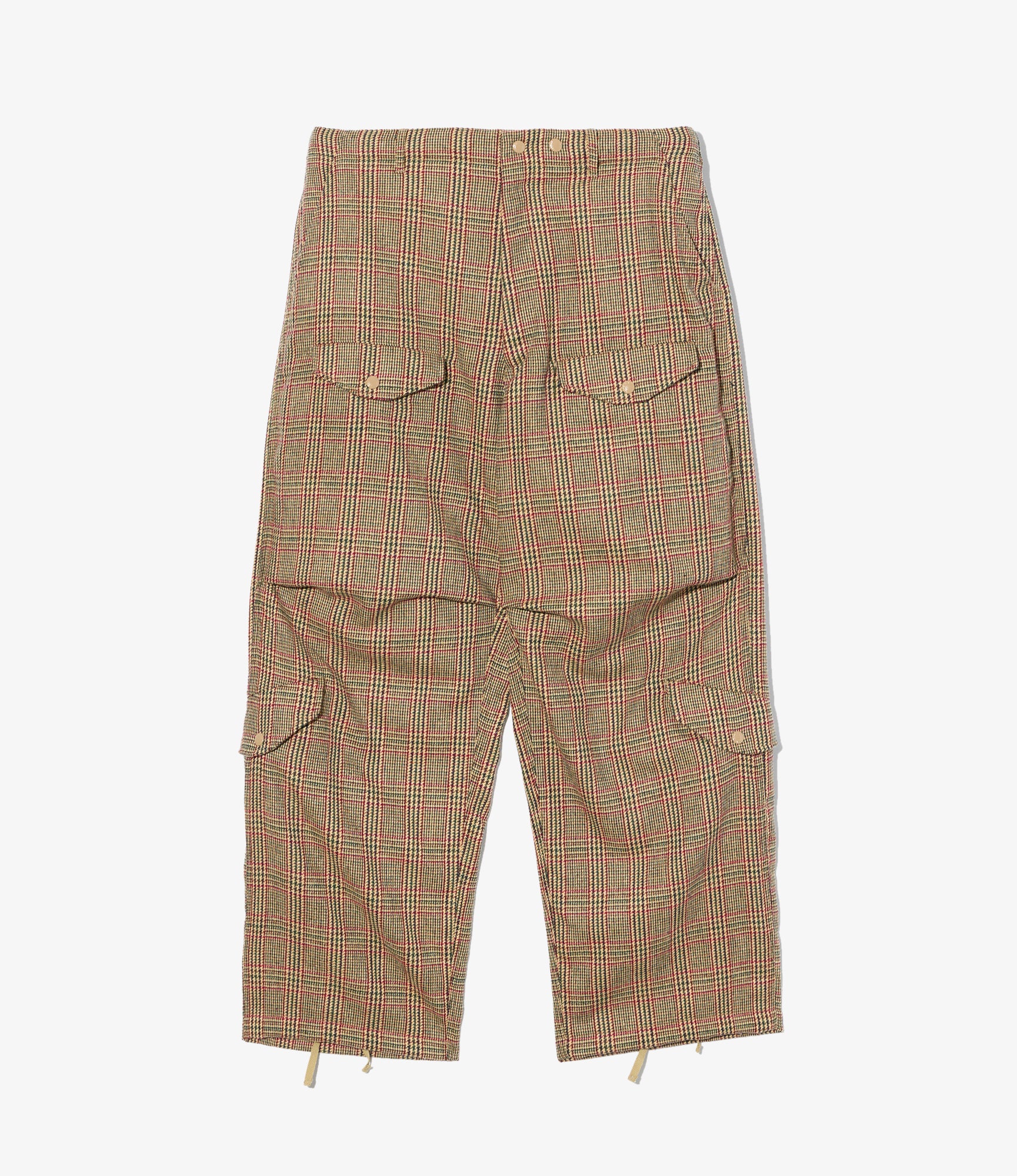 AF Over Pant – Tan Glen Plaid Wool Blend