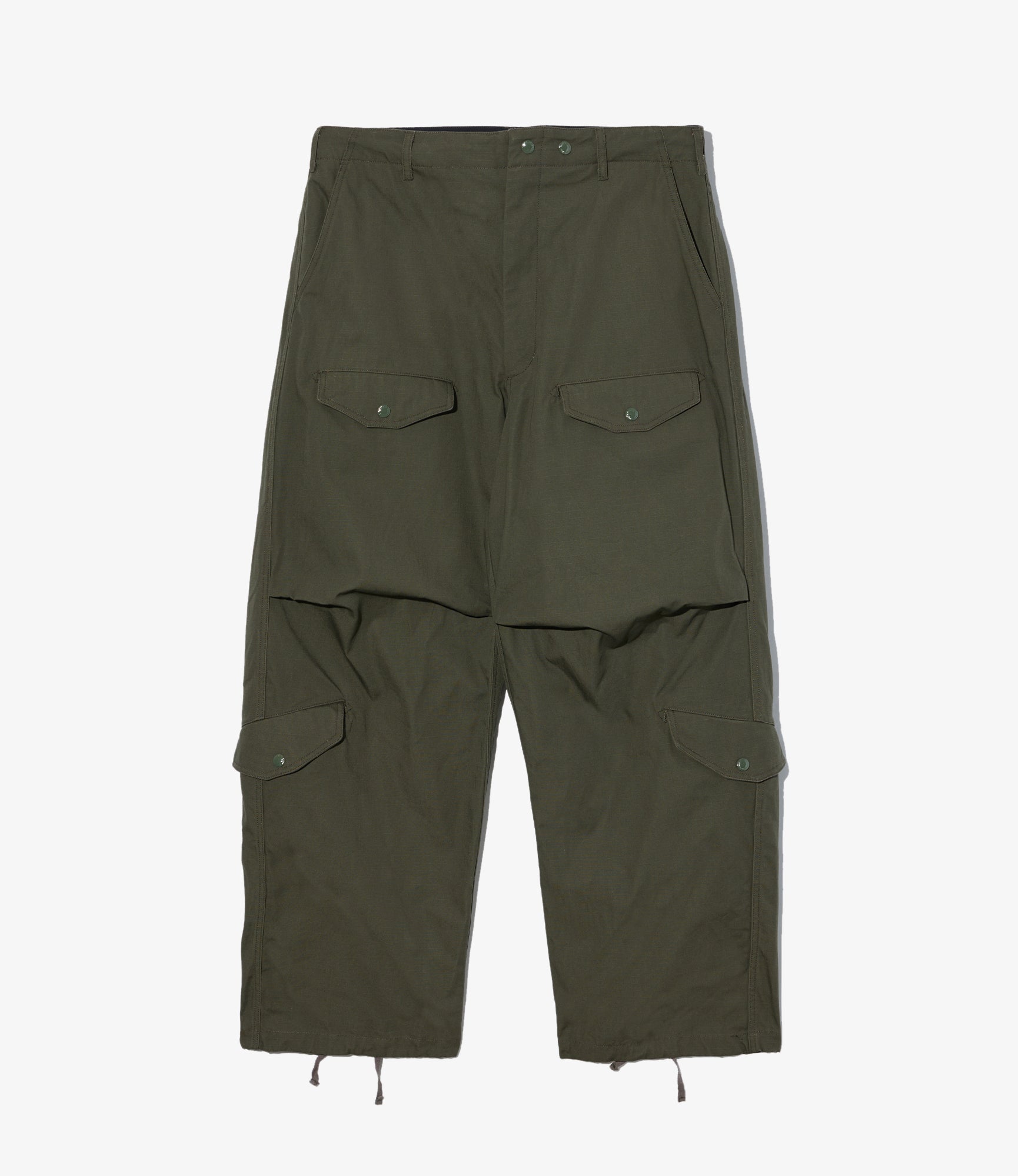 AF Over Pant – Olive Heavy Ripstop Cotton