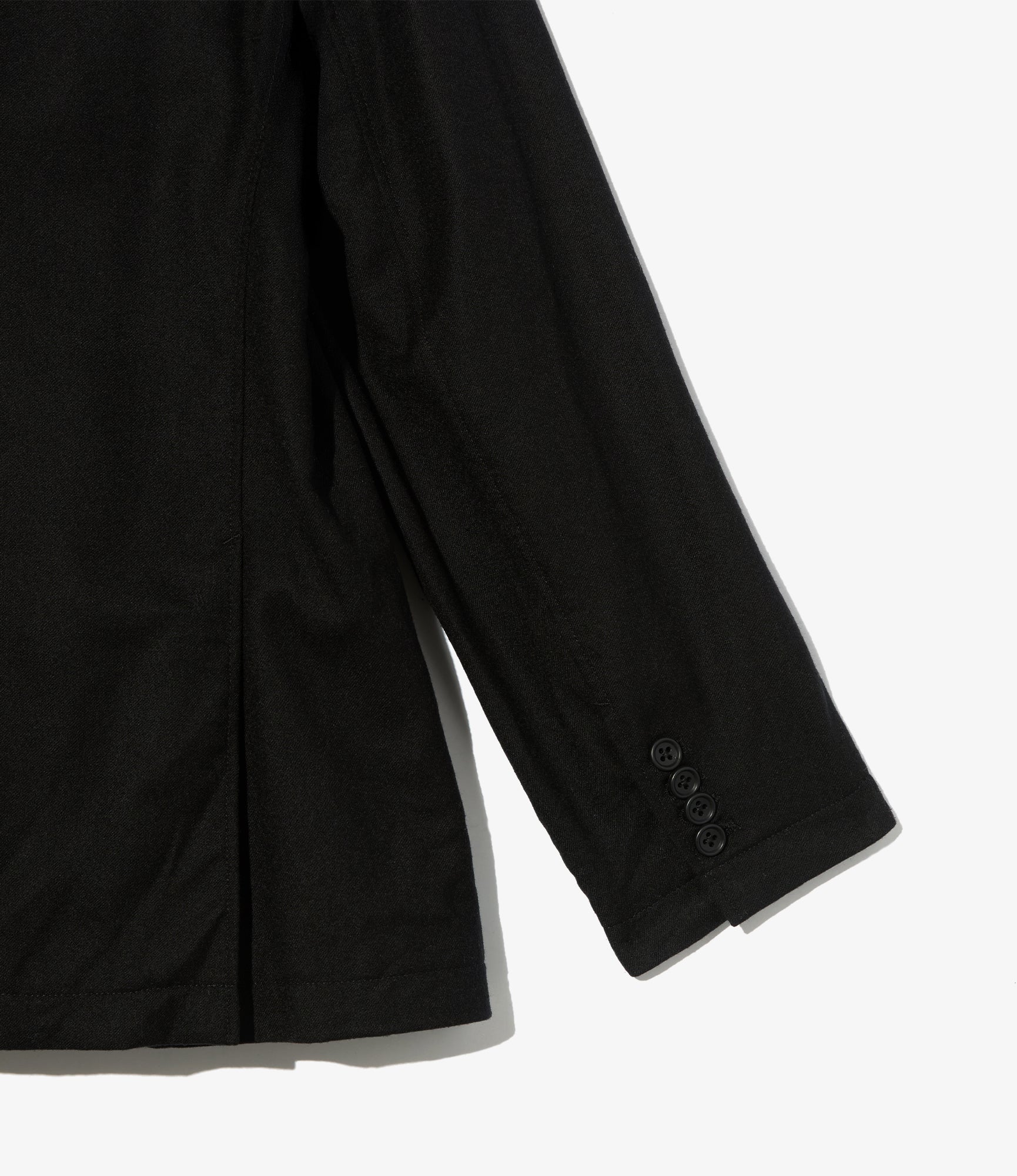 Andover Jacket – Black High Count Worsted Wool