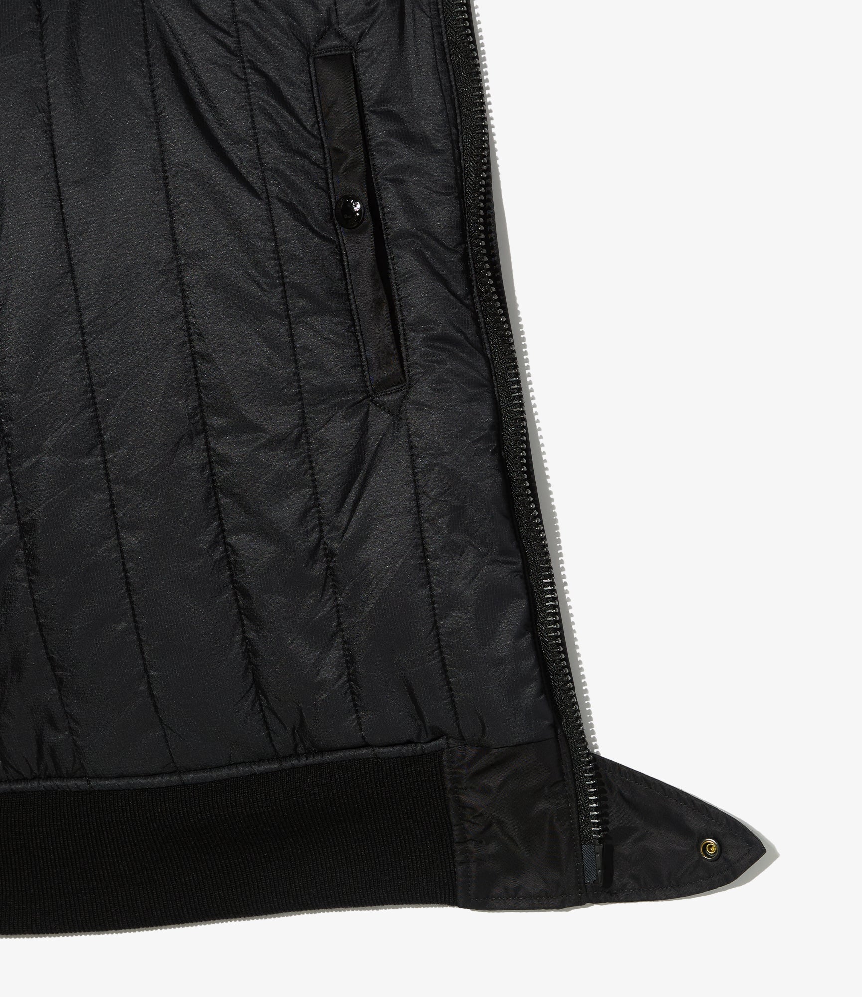Aviator Jacket – Black Flight Satin Nylon