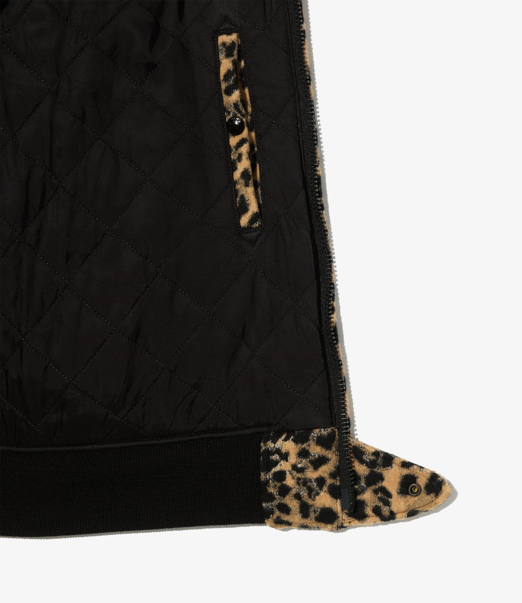 Aviator Jacket – Brown Leopard Jacquard Wool Blend