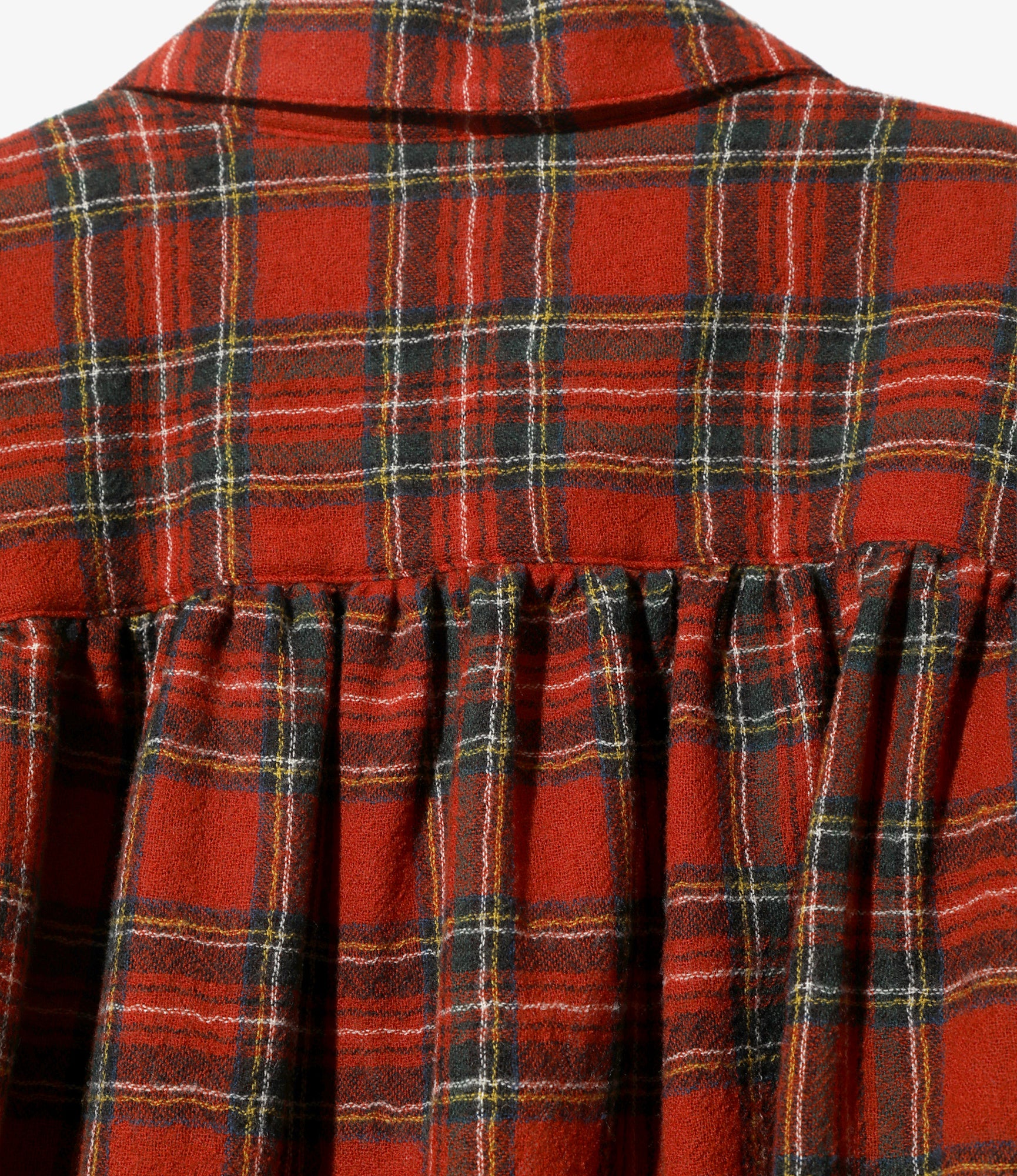 Painter Shirt – Red Plaid Wool Gauze