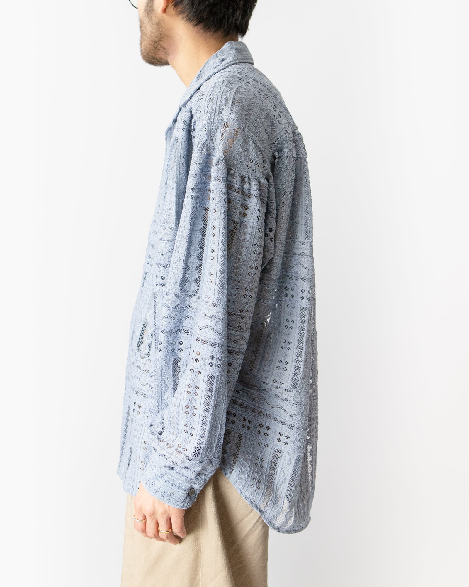 Painter Shirt – Sax Blue Lace