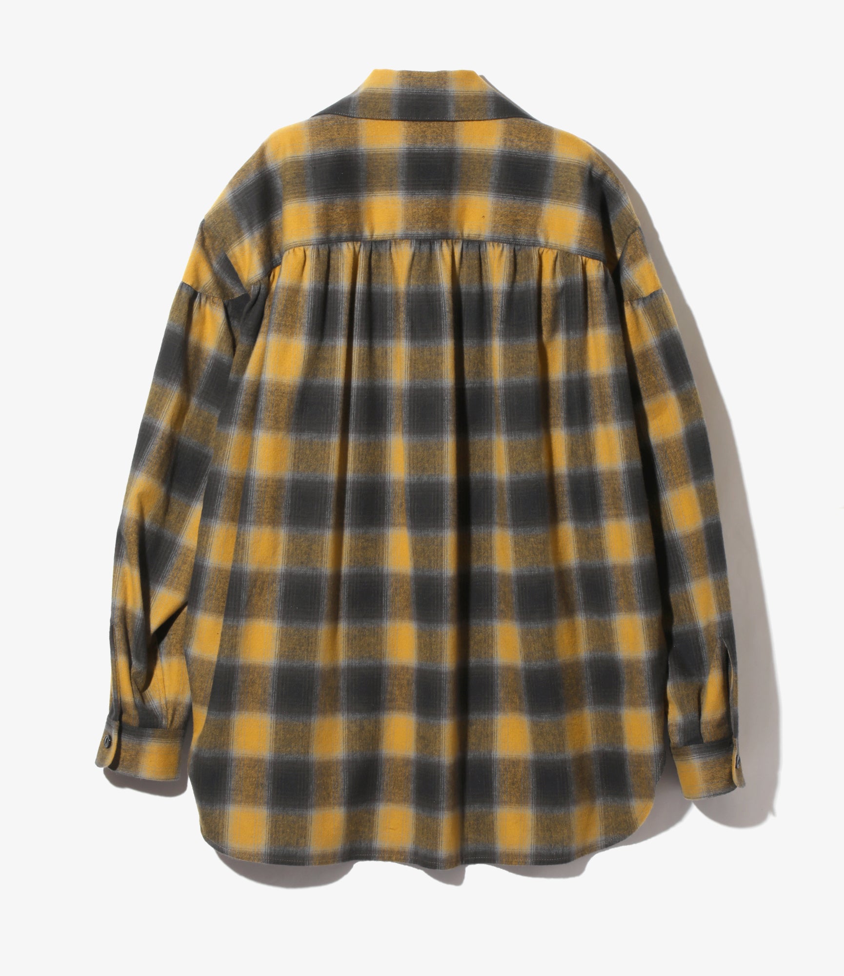 Z Painter Shirt – Mustard Cotton Flannel Plaid