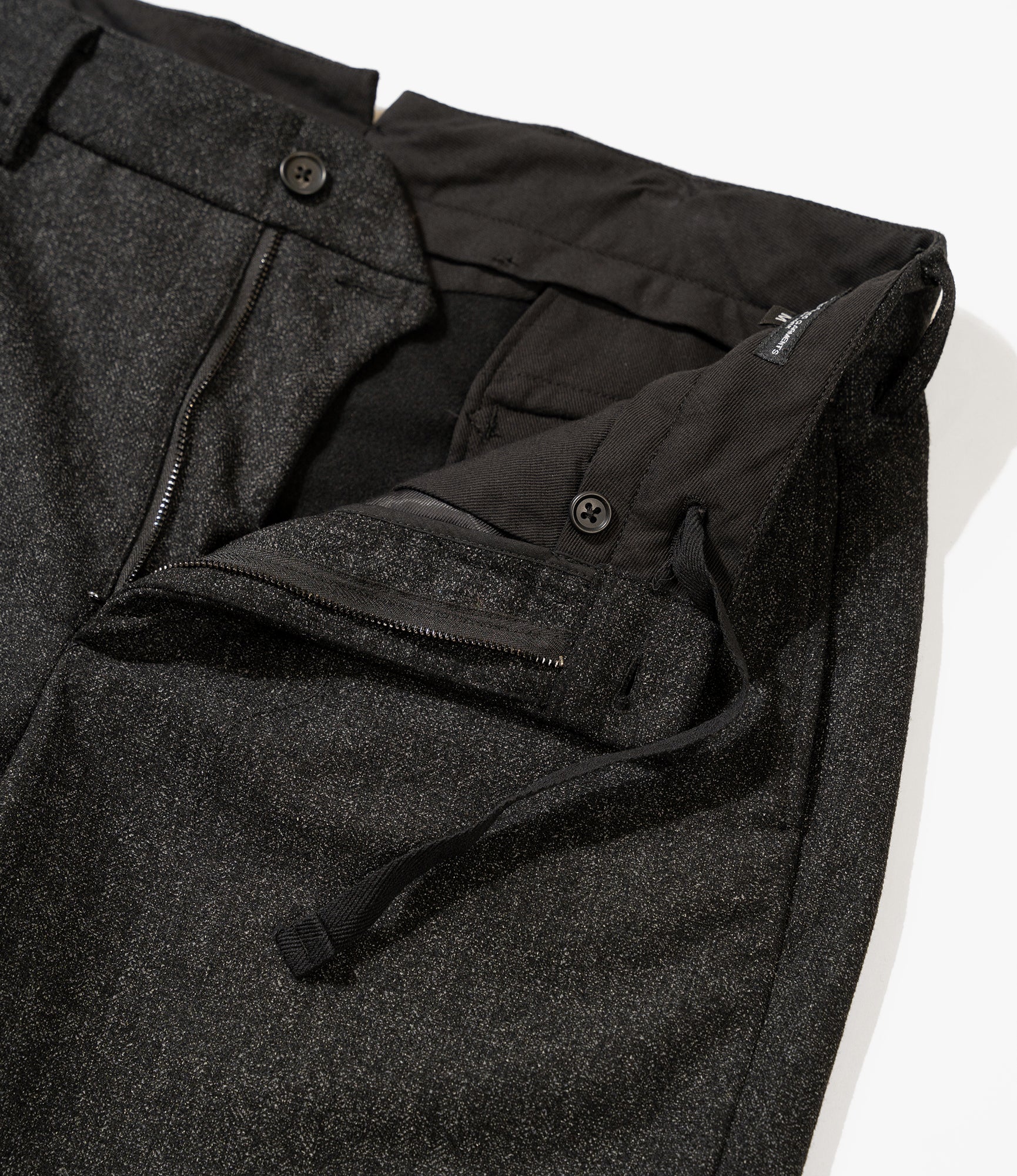 Andover Pant – Charcoal Printed Herringbone