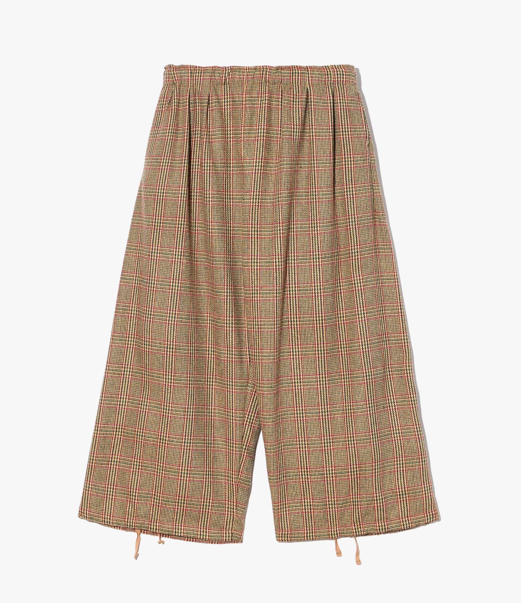Balloon Pant – Tan Glen Plaid Wool Blend