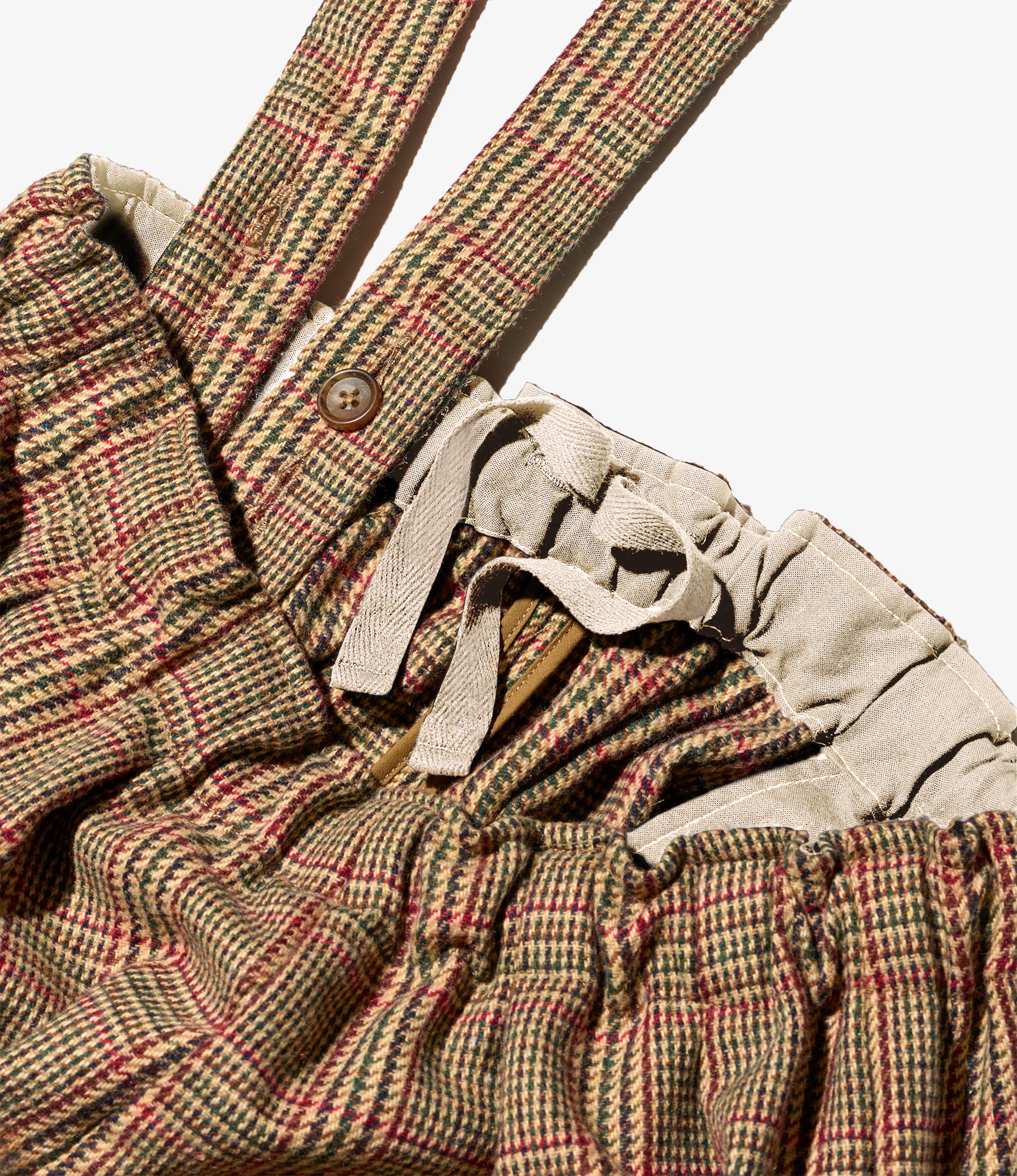 Balloon Pant – Tan Glen Plaid Wool Blend