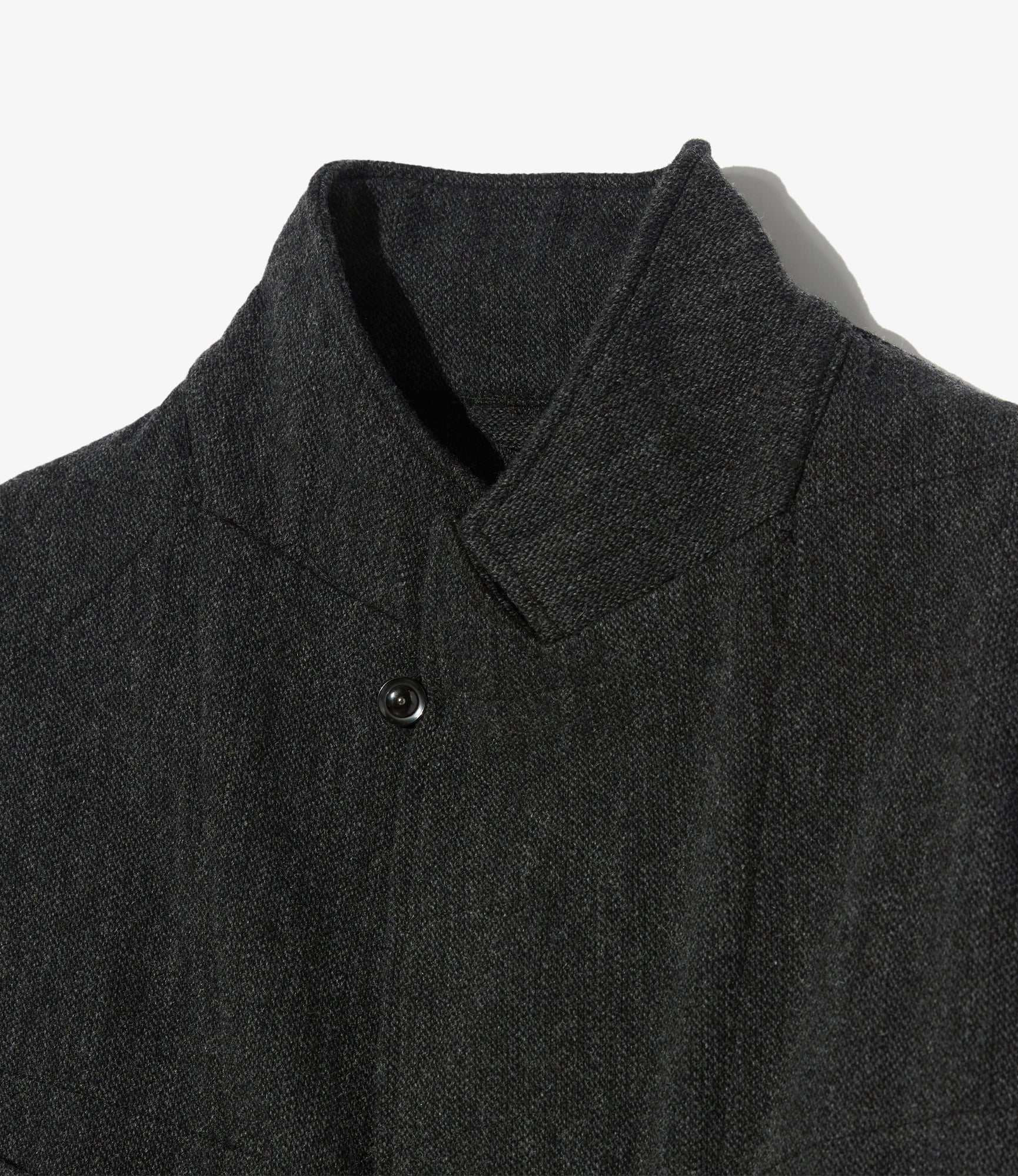 Bedford Jacket – Charcoal Heavy Tweed Blend