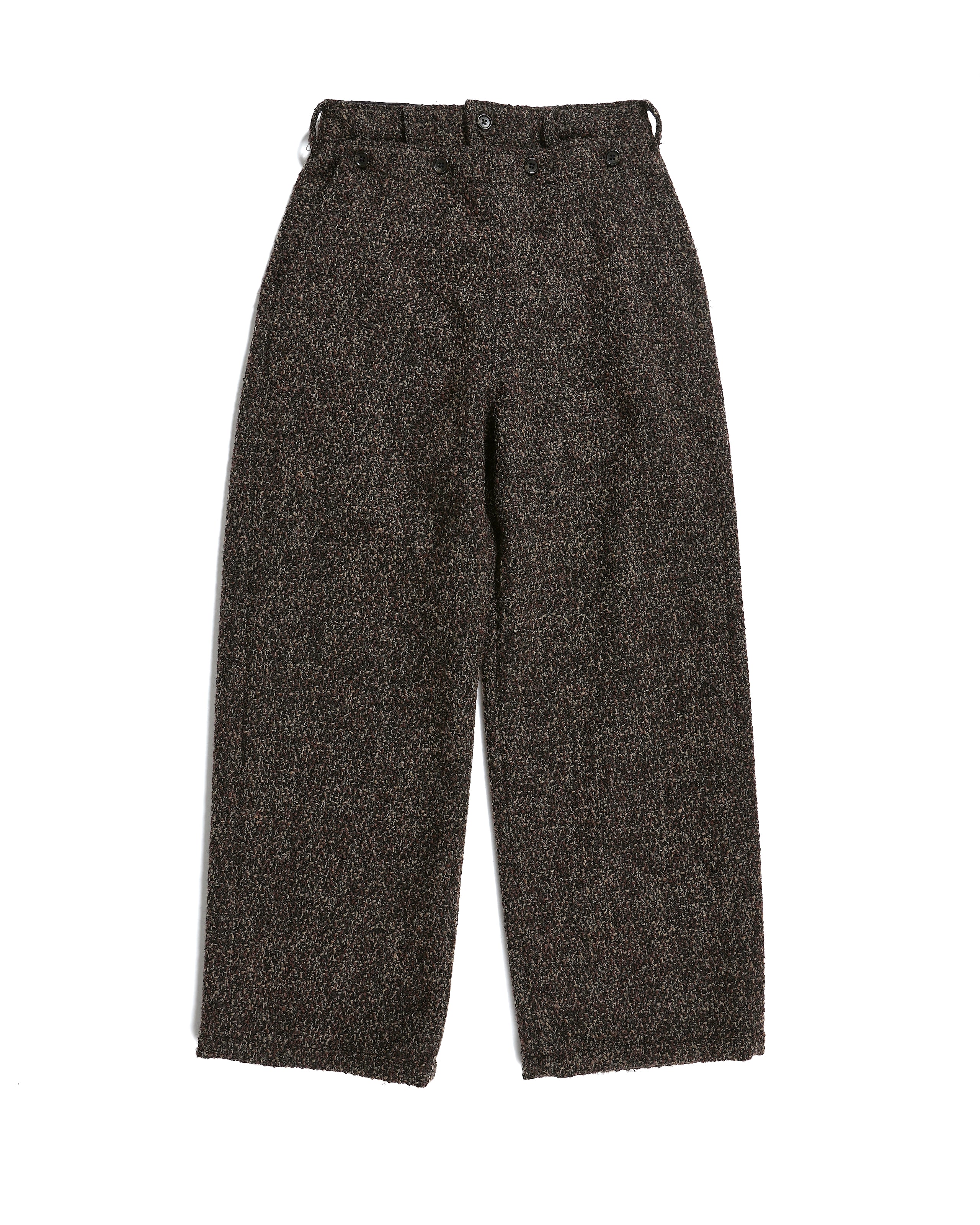 Engineered Garments Sailor Pant - Dk Brown Polyester Wool Tweed