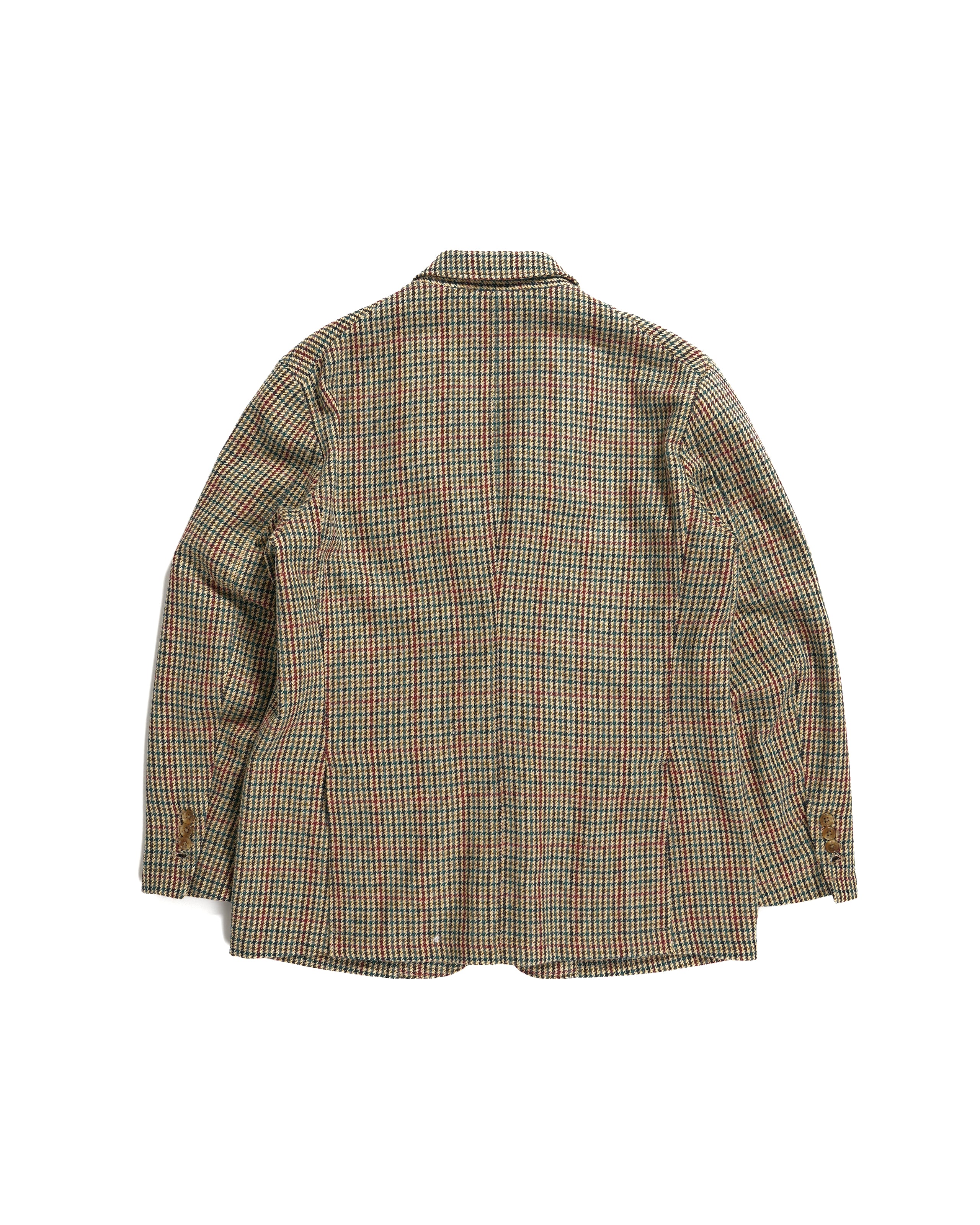 Engineered Garments Andover Jacket - Khaki Acrylic Wool Gunclub Check