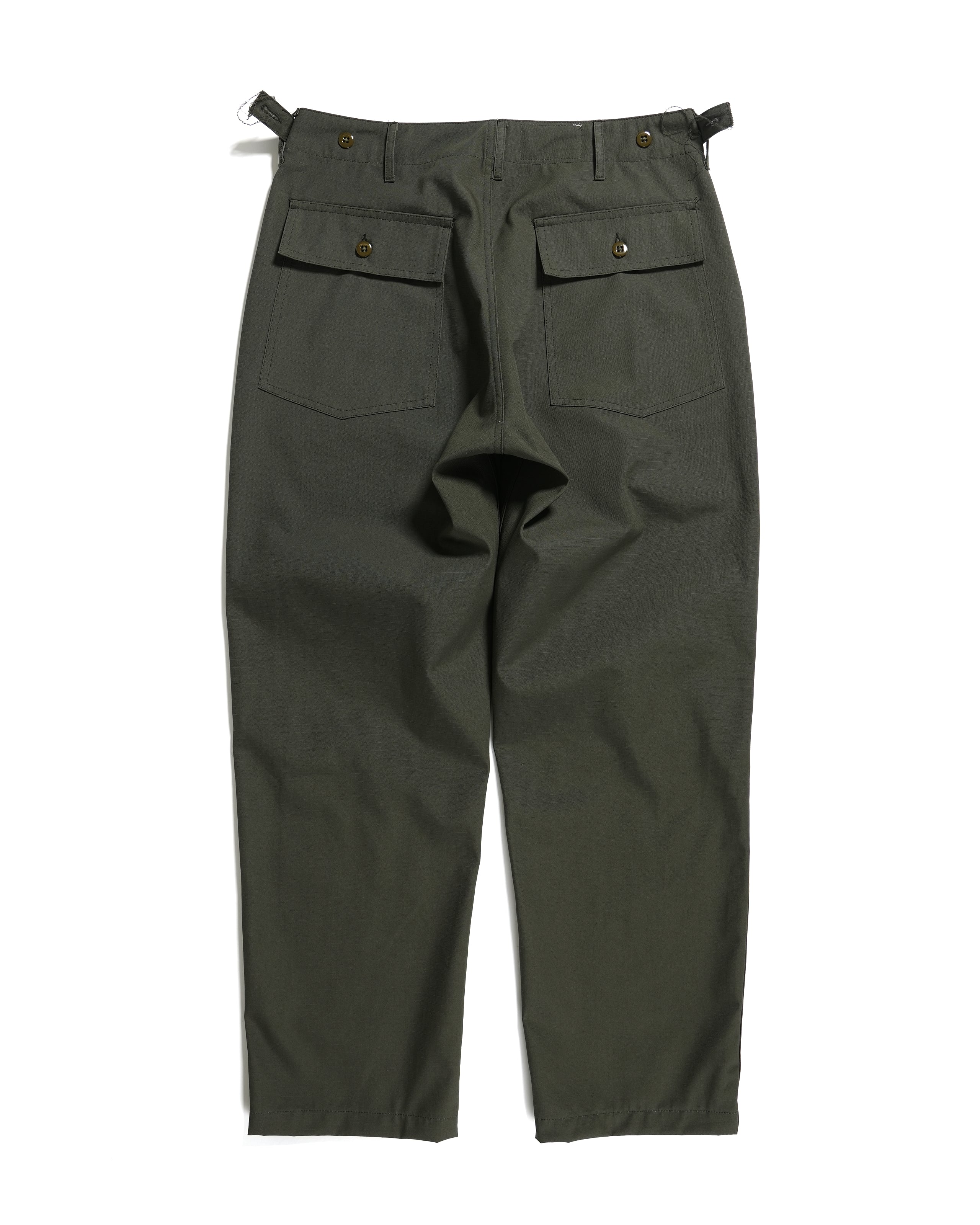 Engineered Garments Workaday Fatigue Pant Combo - Olive Heavyweight Cotton Ripstop