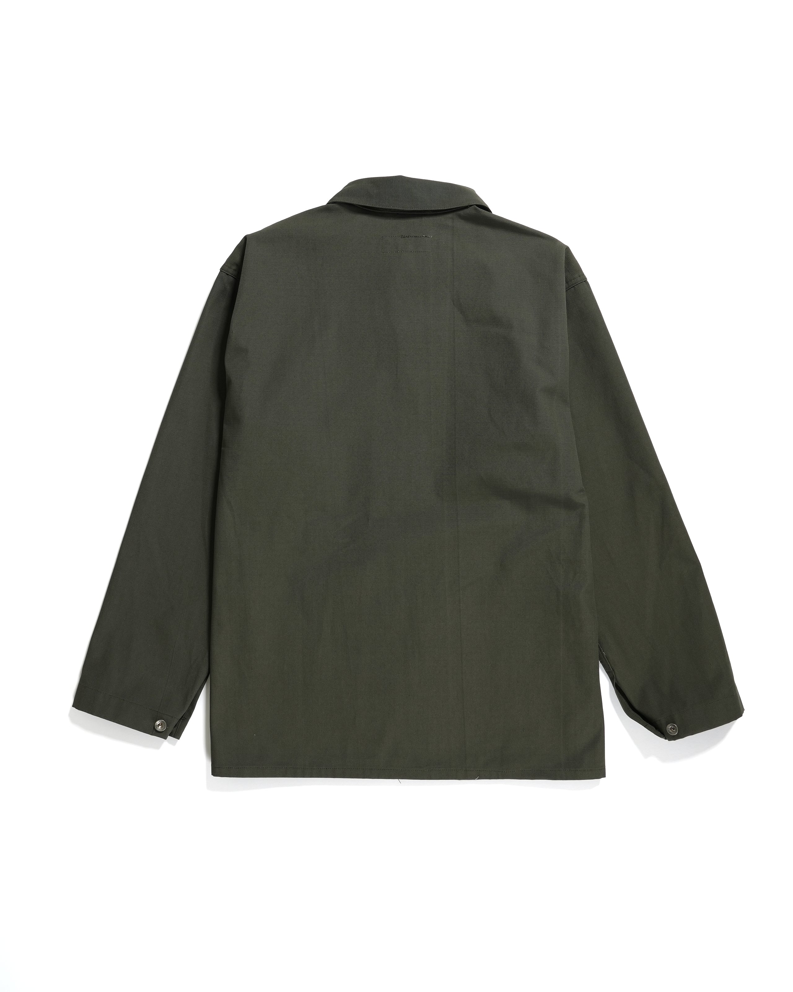 Engineered Garments Workaday Utility Jacket - Olive Heavyweight Cotton Ripstop