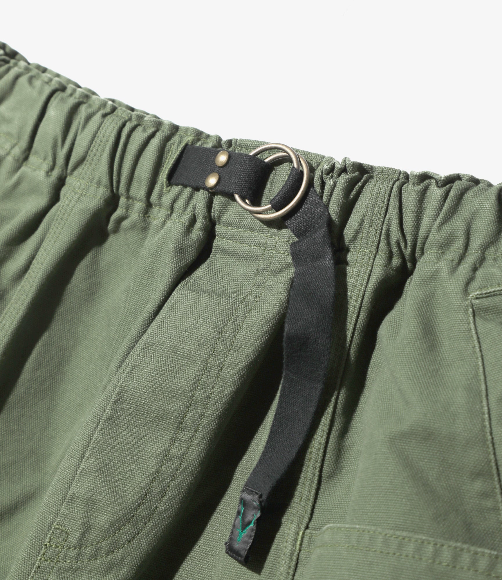 Belted Centre Seam Pant – Moss Green 11.5oz Canvas