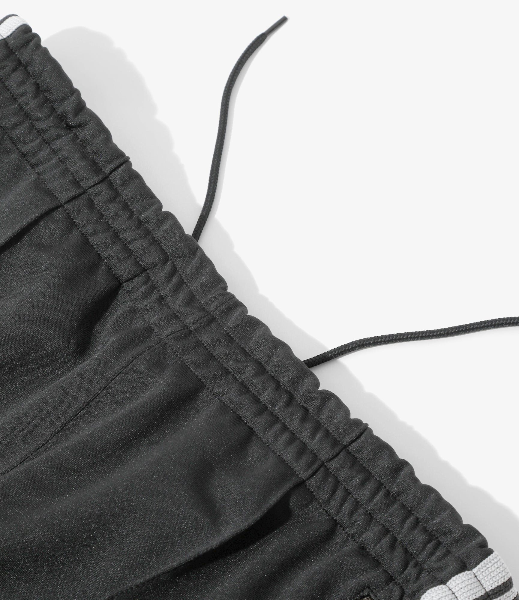 Boot-Cut Track Pant – Charcoal Smooth Polyester