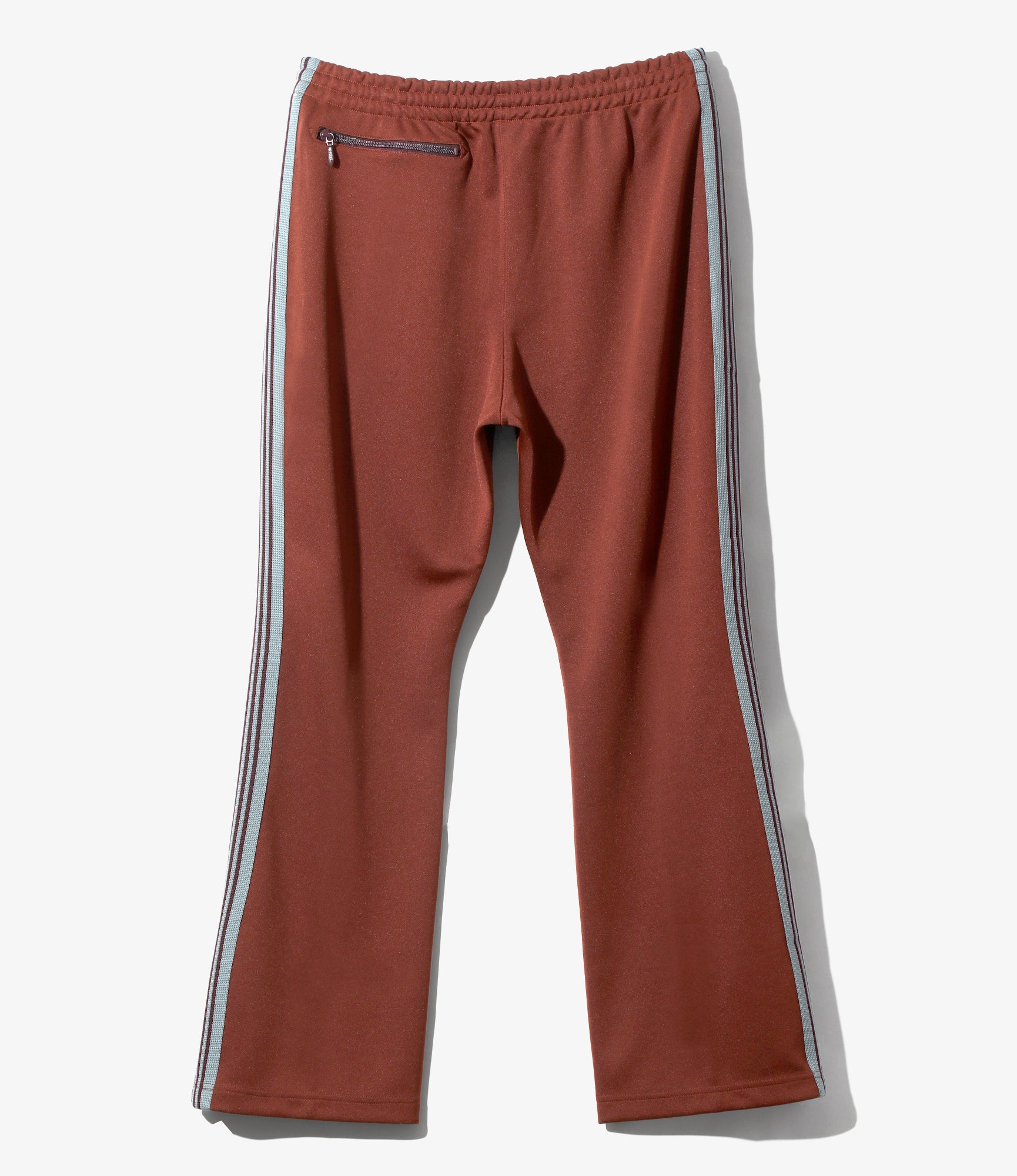 Boot-Cut Track Pant – Rust Smooth Polyester