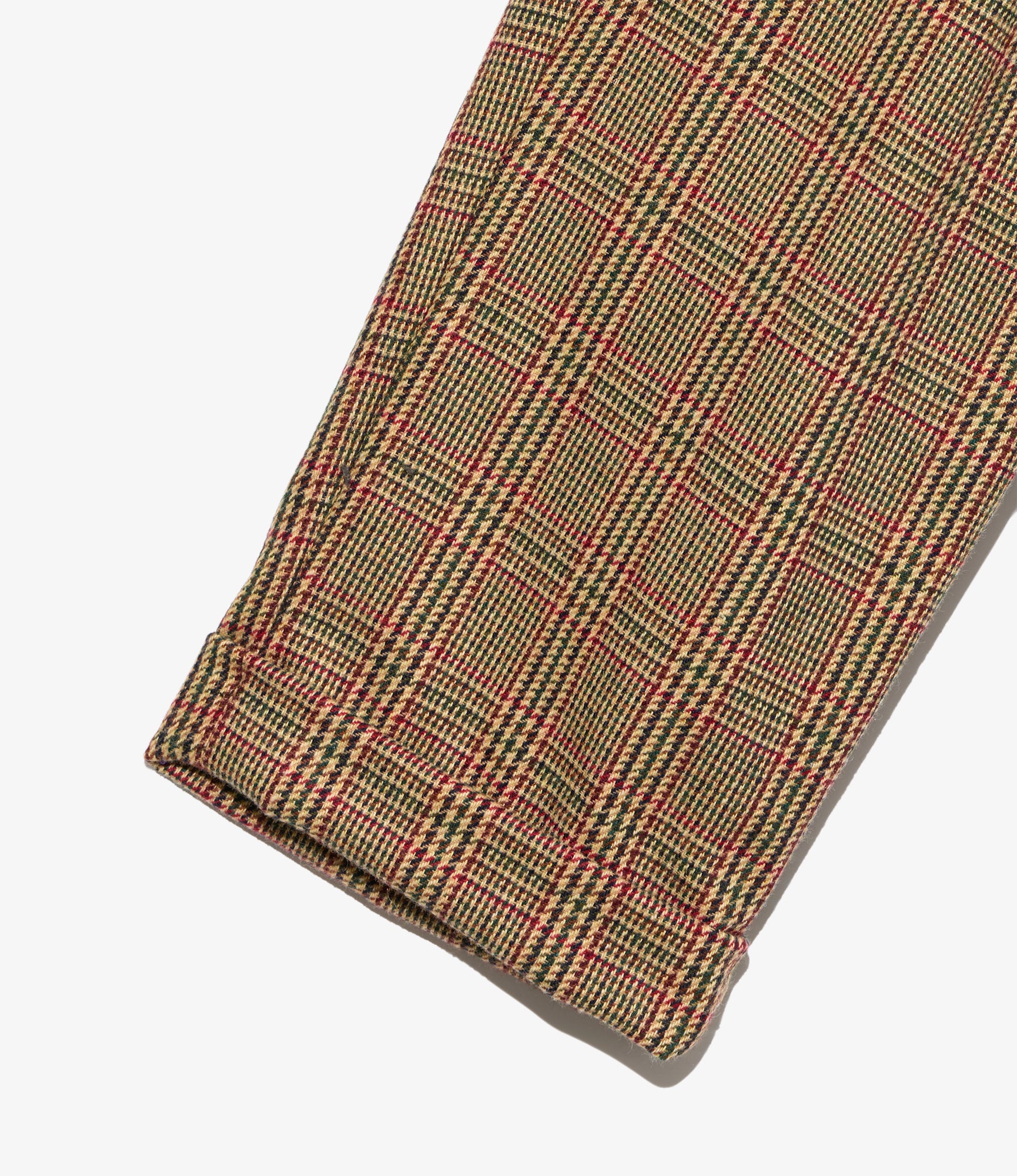 Carlyle Pant – Tan Glen Plaid Wool Blend