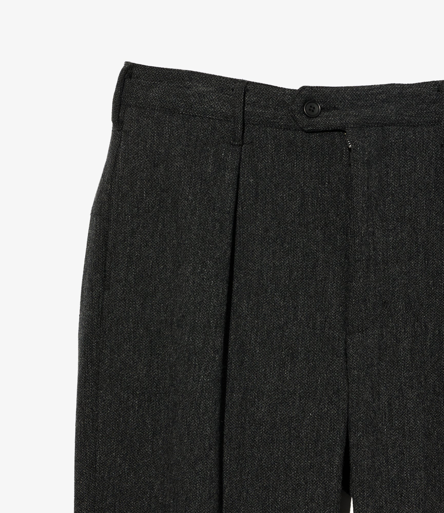 Carlyle Pant – Charcoal Heavy Tweed Blend
